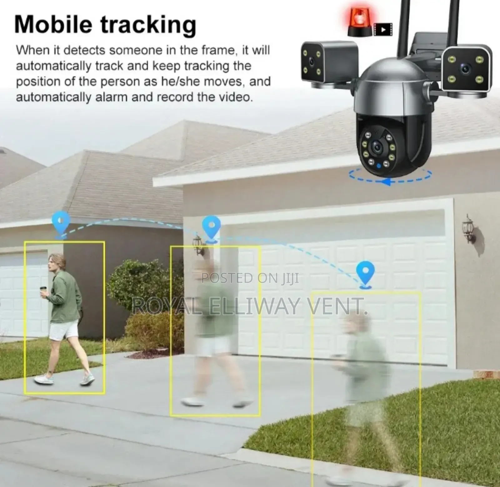 Wifi Three Lens Camera