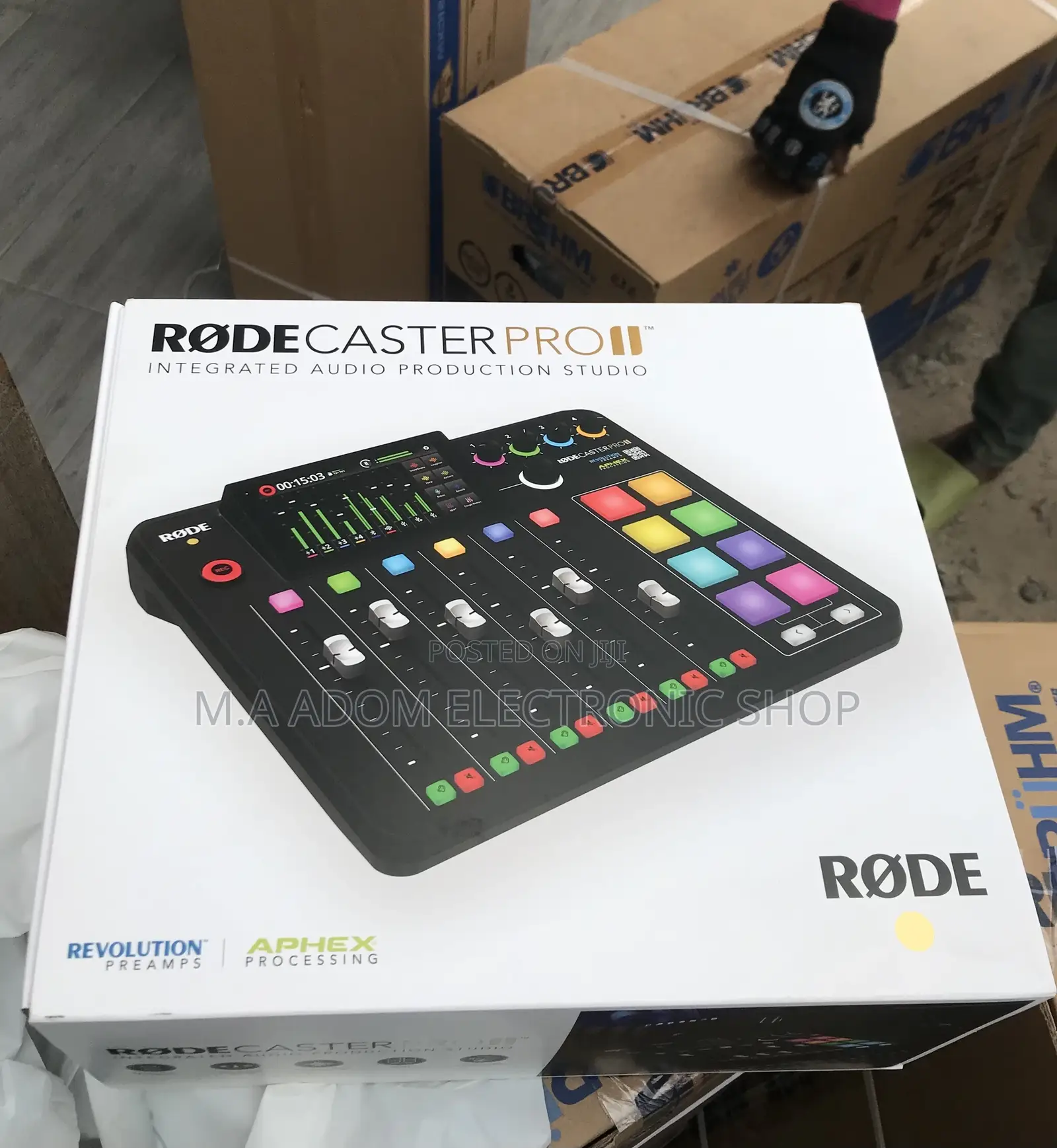Brand New Rode Caster Pro Ll Podcasting Kit With Microphone.