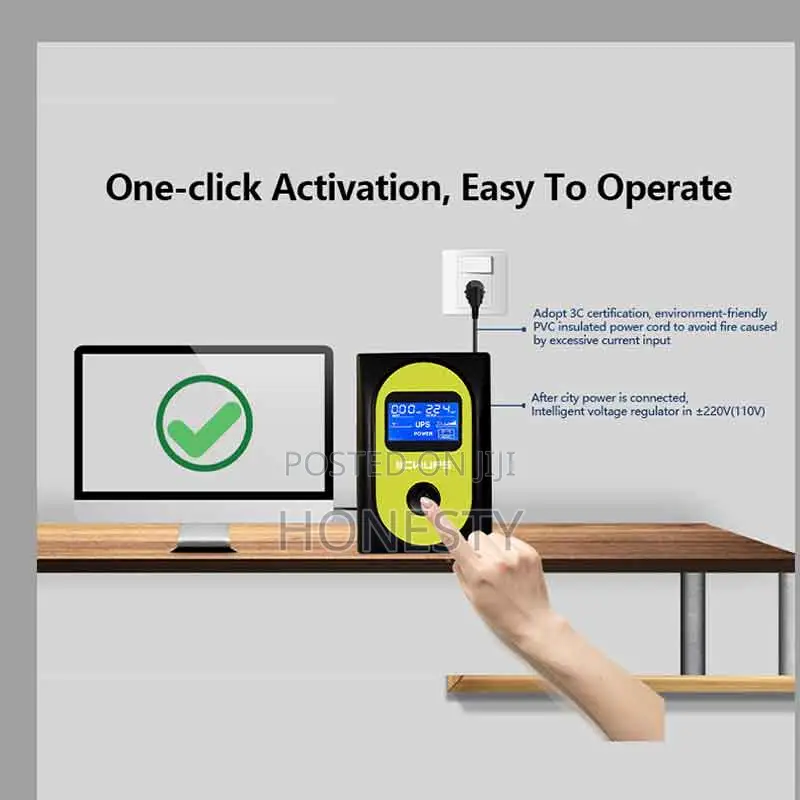 CWUPS 800va Ups 220V Uninterruptible Power Supply For Office