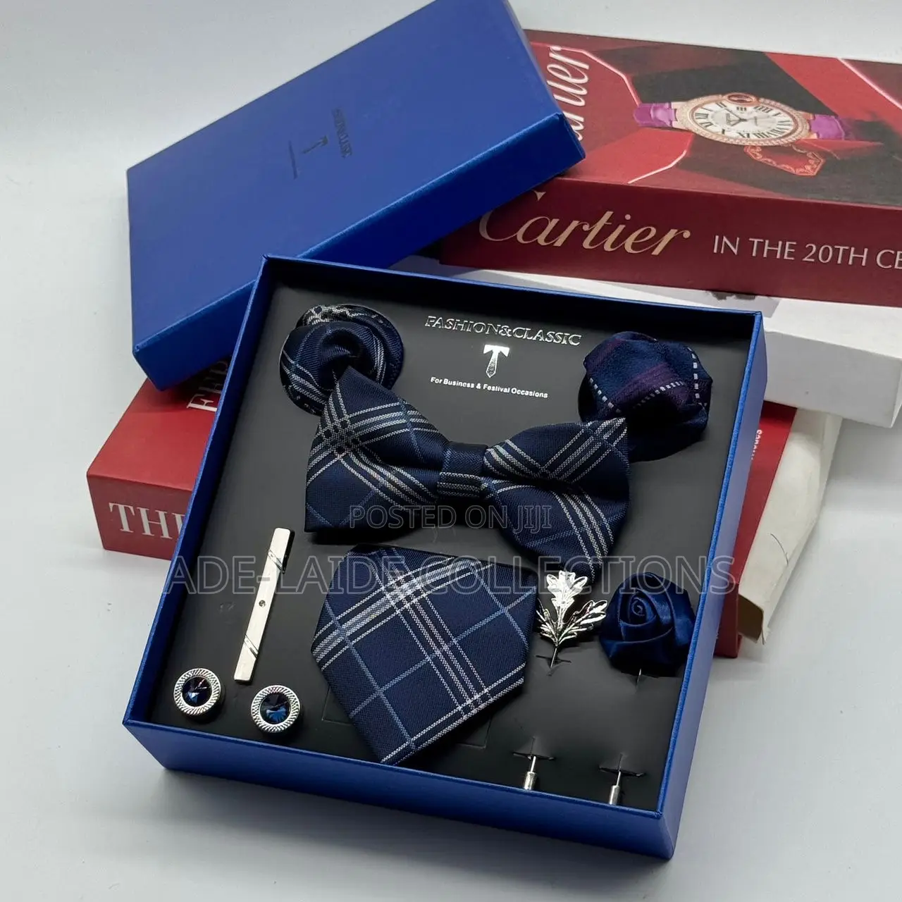 Bow Tie Cufflinks Set