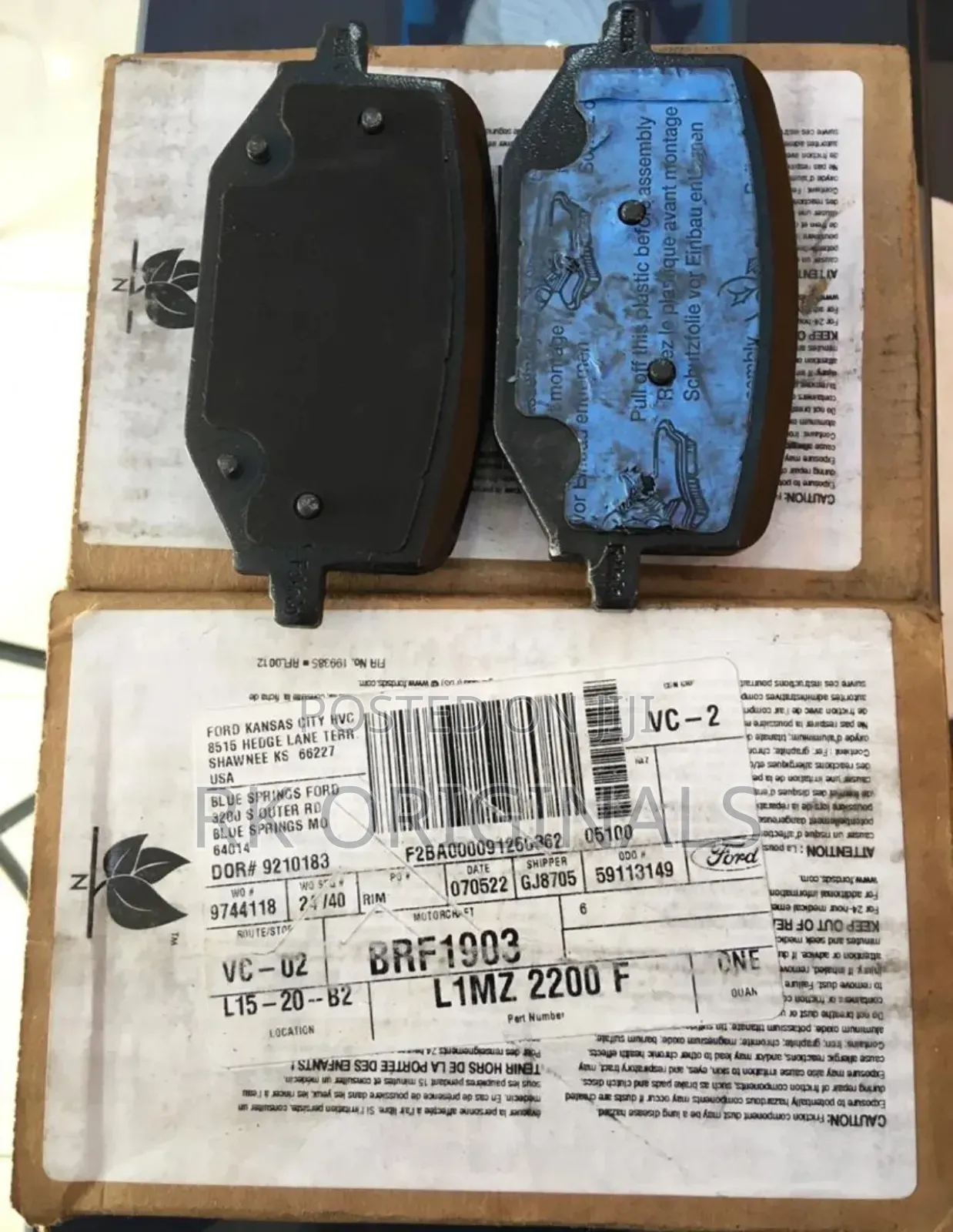 Ford Explorer 20-24 Motorcraft Rear Brake Pads From Usa