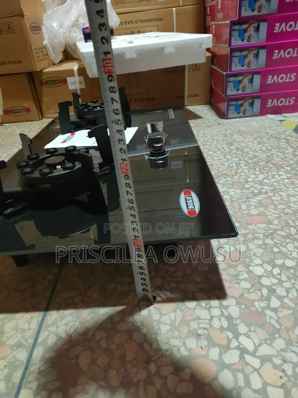Flip Over / Turn Over Automatic Battery Glass Gas Cooker