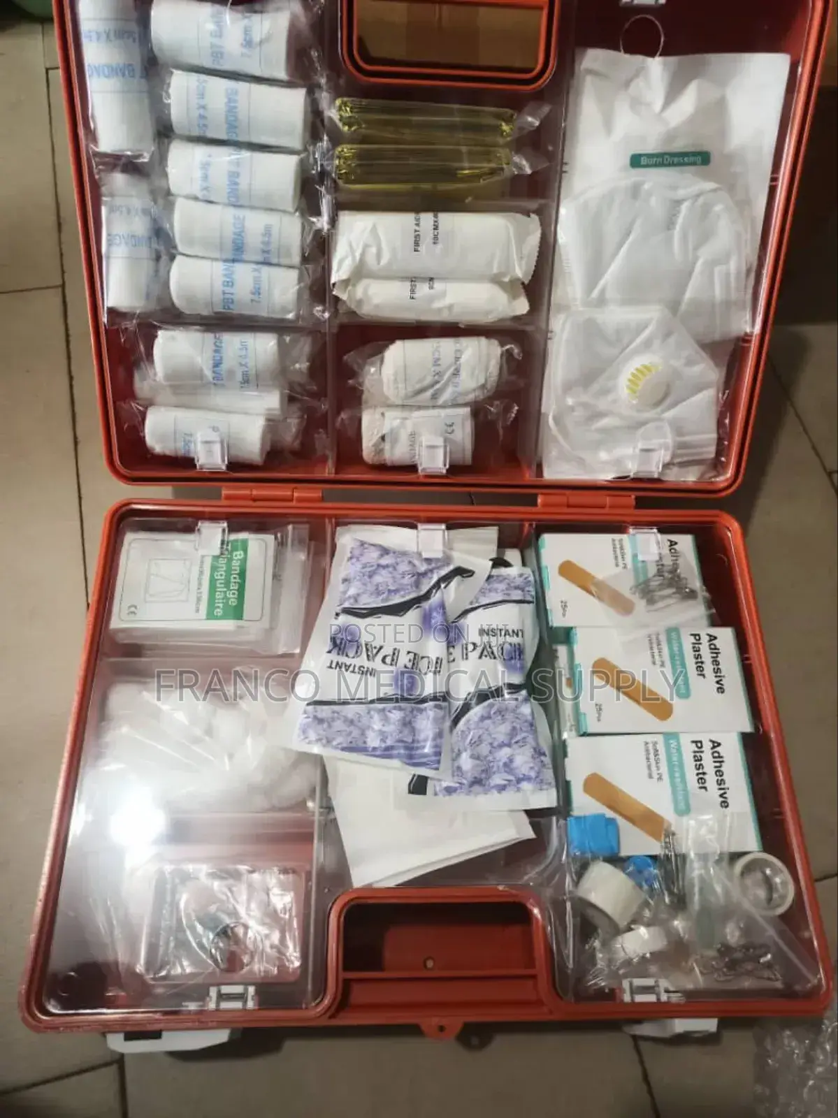First Aid Kits (With Equipment for 50 People)