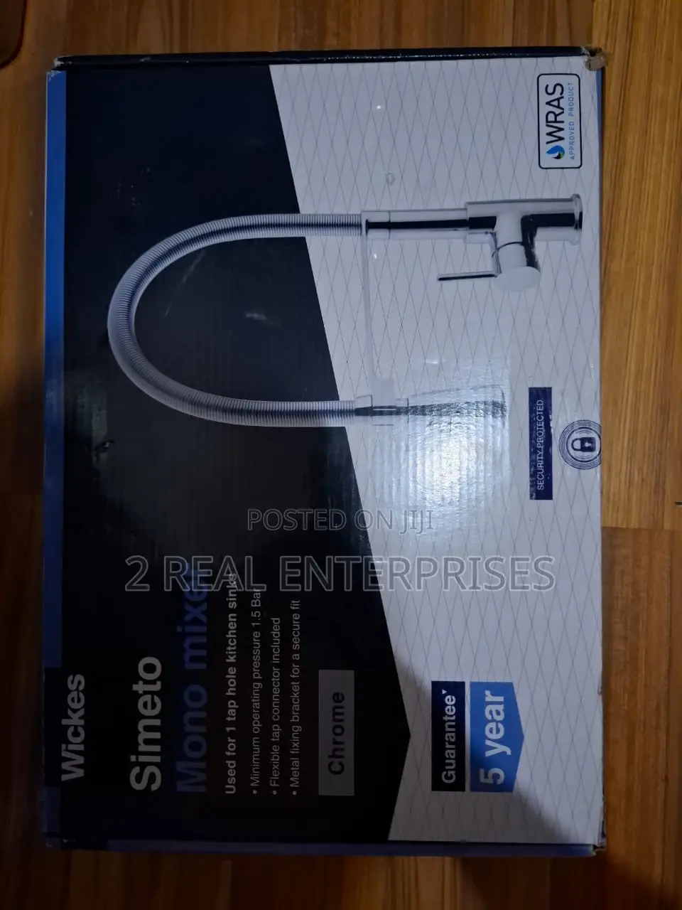 Wickes Simeto Monobloc Pull Out Kitchen Sink Mixer Tap