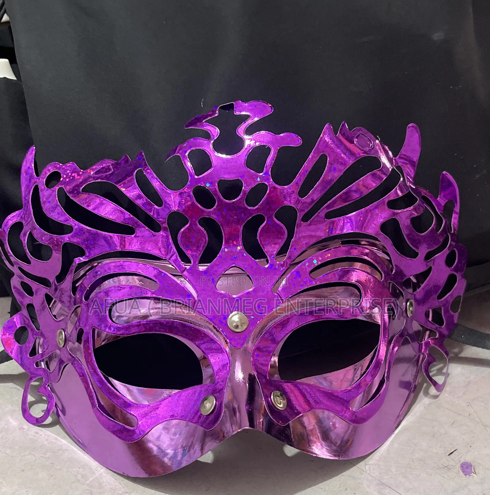Masquerade Mask (Plastic/Fabric) Minimum Purchase 10pis