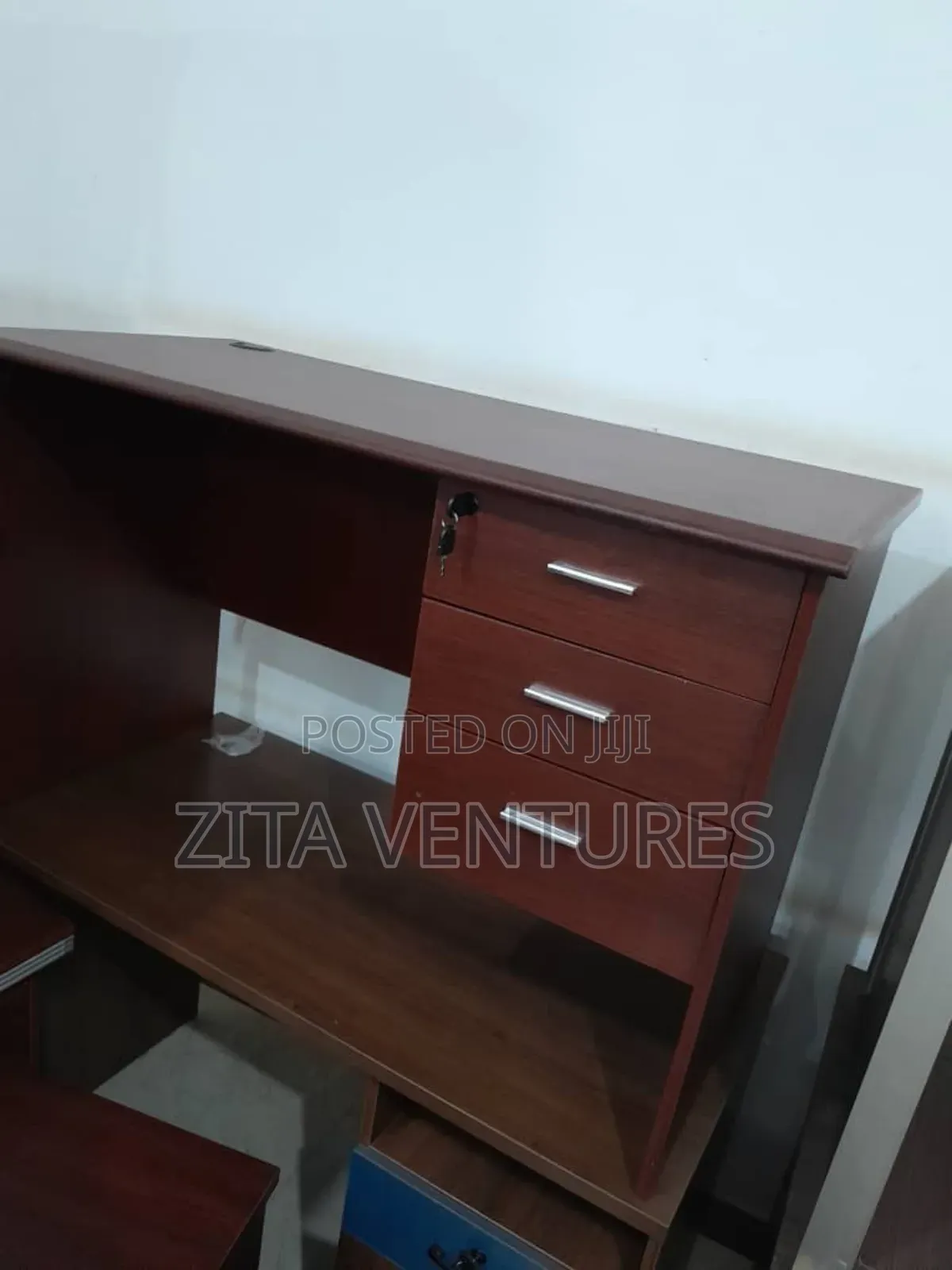 Office Table With Side Drawer