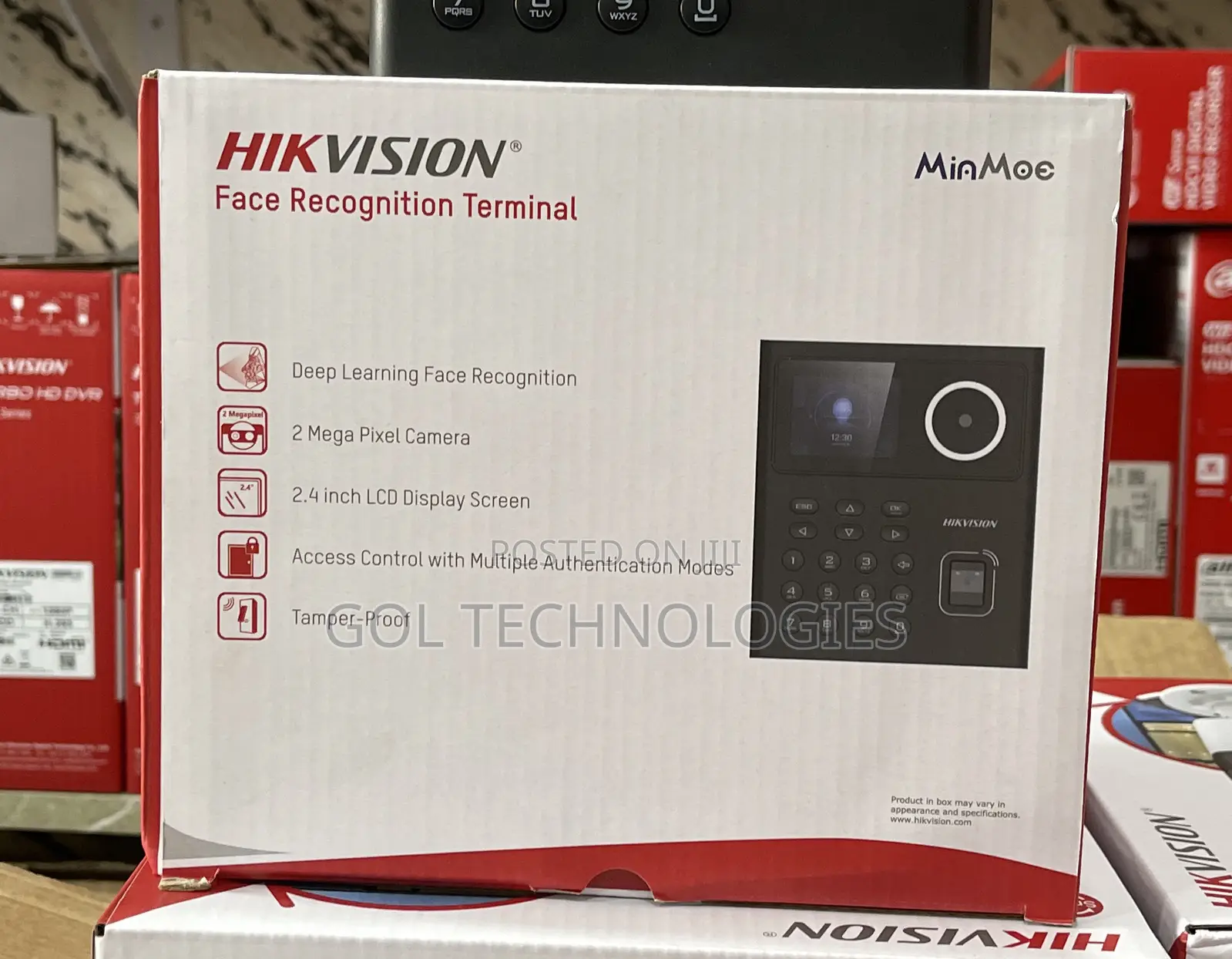 Time Attendance Machine Hikvision Face Recognition Terminal