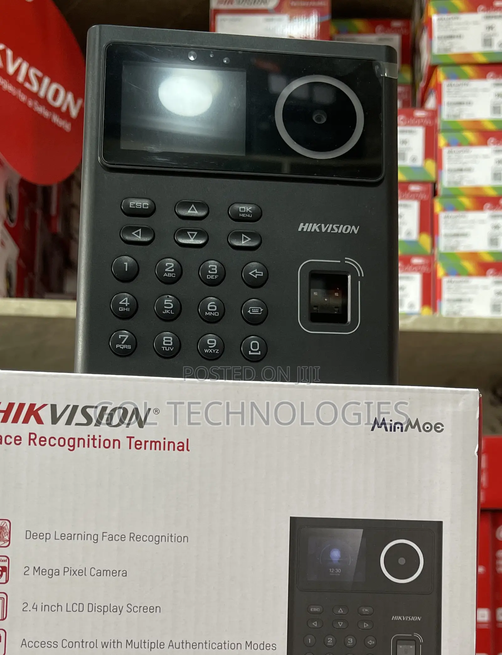 Time Attendance Machine Hikvision Face Recognition Terminal