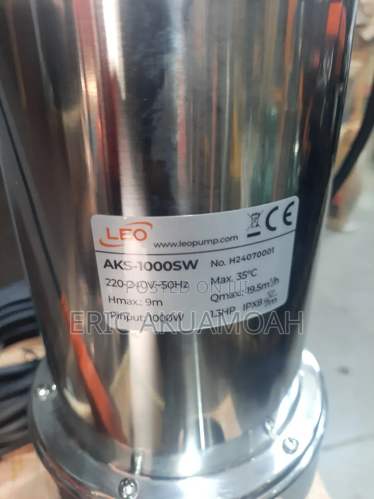 Leo Submersible Pump 1000w