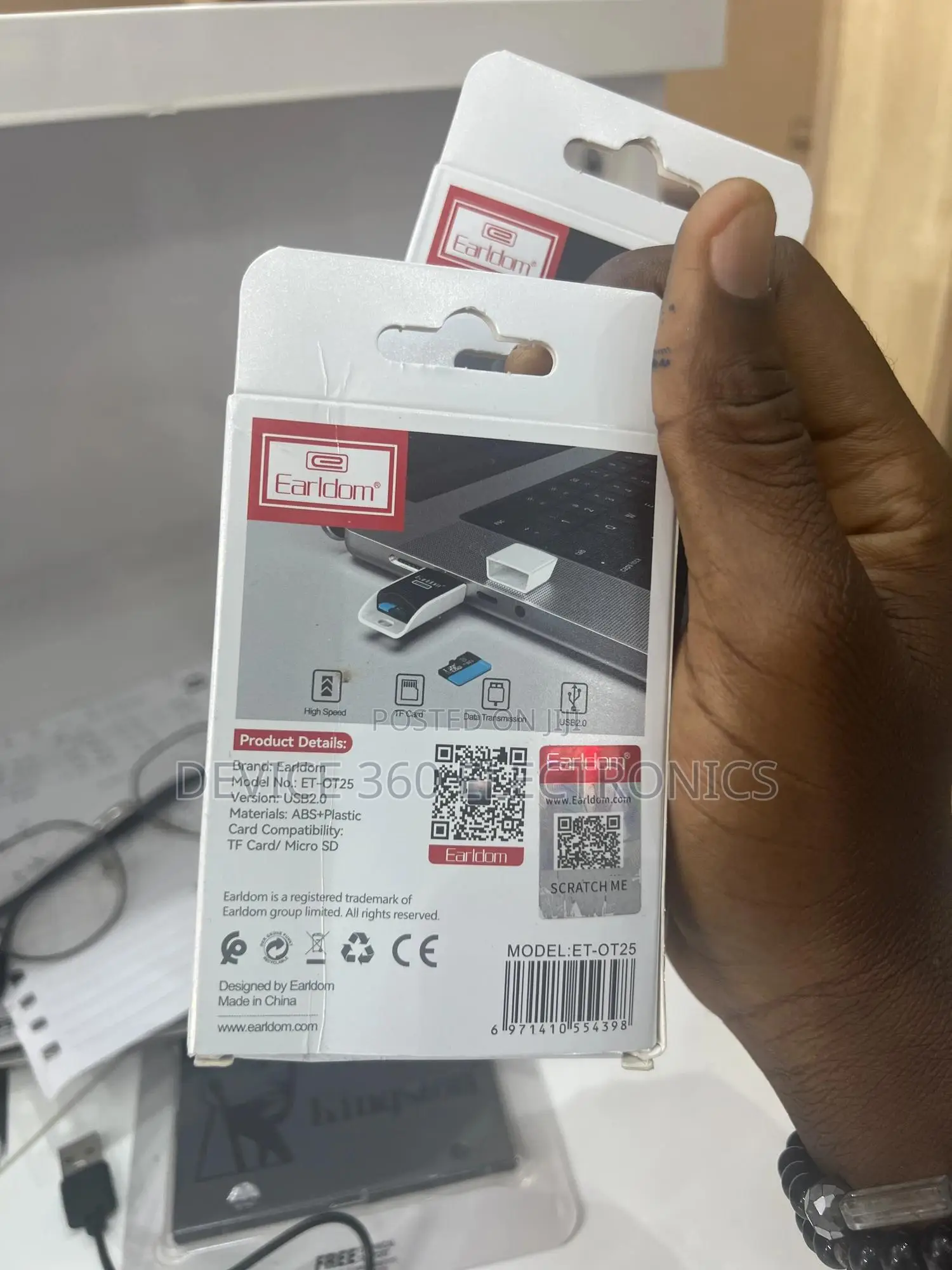 Earldom USB 2.0 Micro SD Card Reader