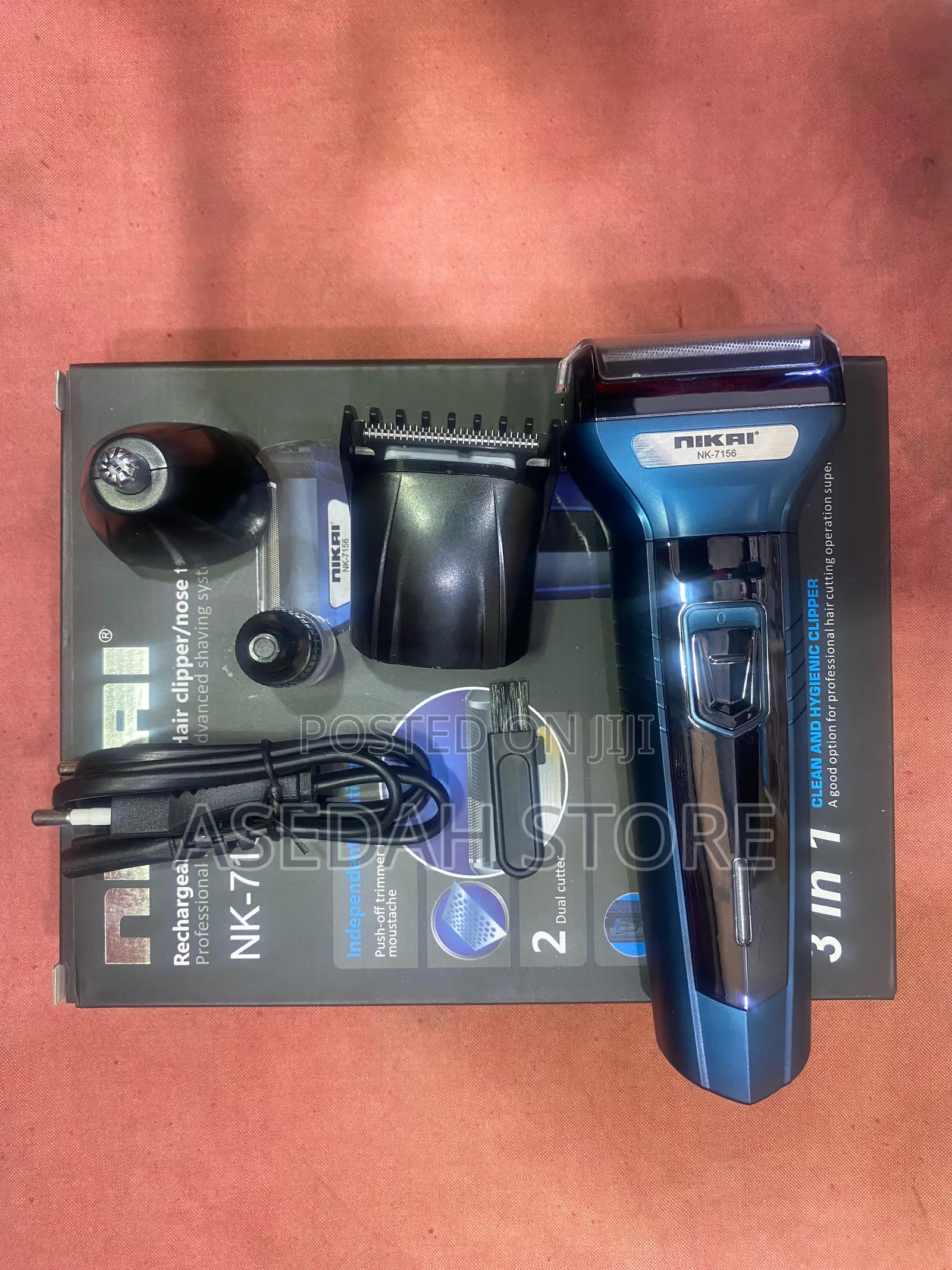 3 in 1 Hair Clipper Nikai Rechargeable
