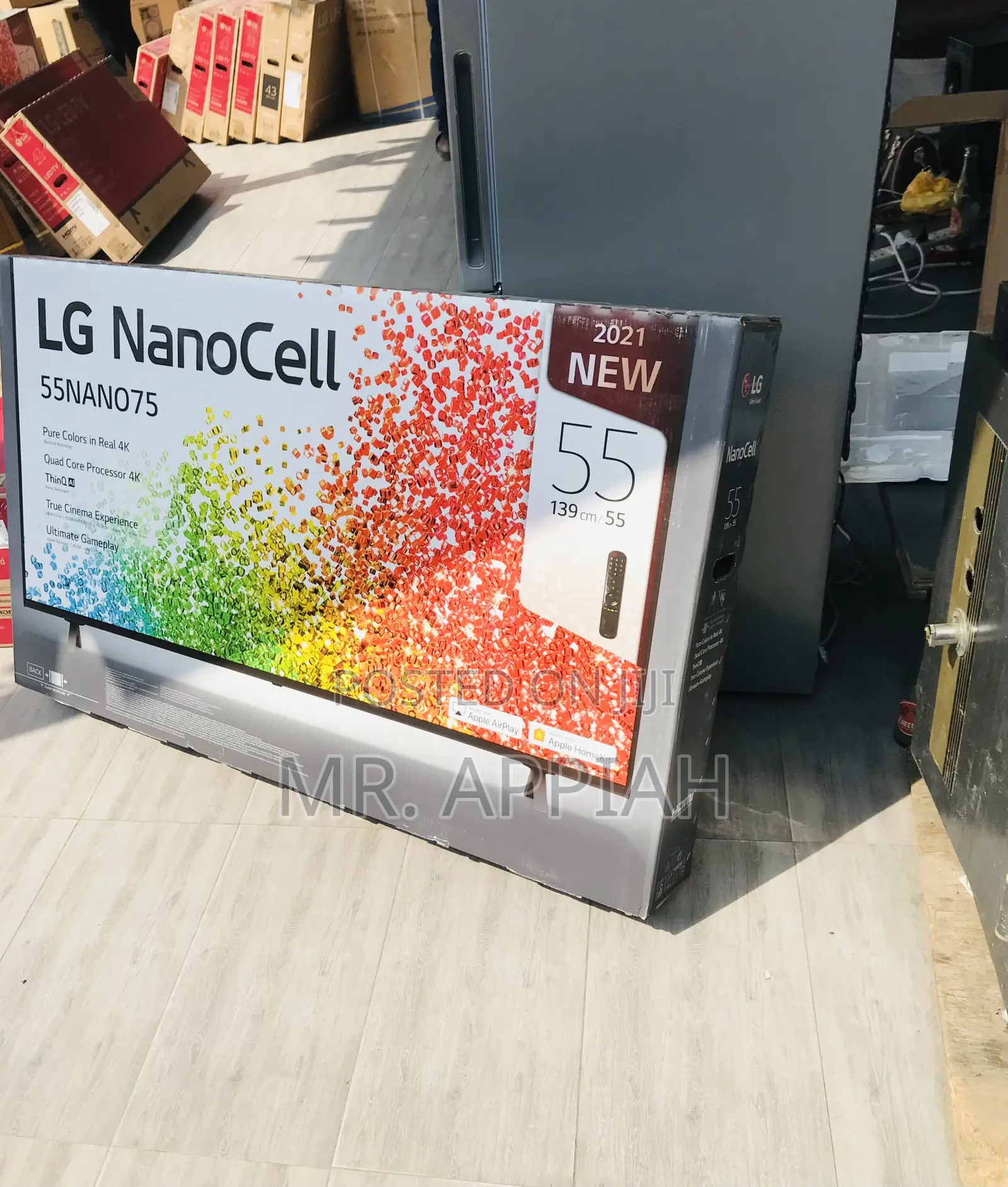 New LG 55NANO75VPA 55 Inch Nanocell Smart Television.