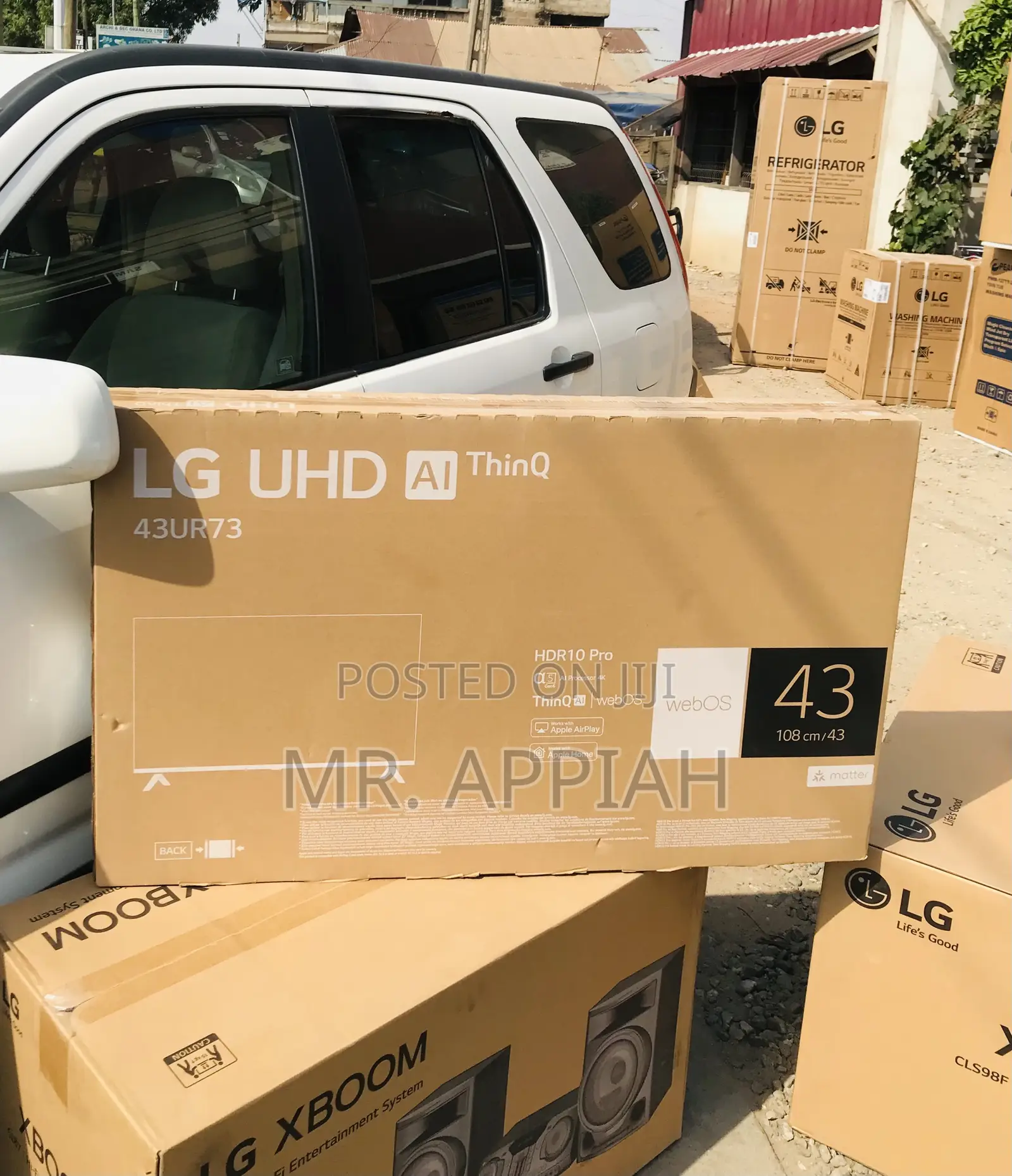 Unique In Box LG 43UR73006LA 43” Uhd 4K Smart Tv(Black).🤥