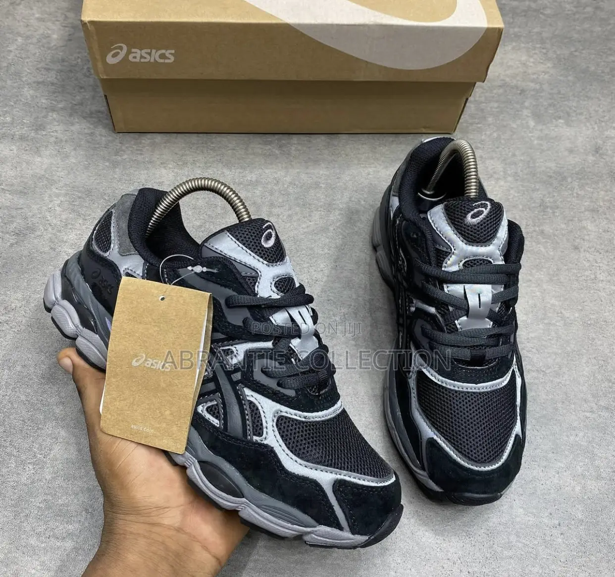 Ascis Gel-Nyc Graphite Grey/Black
