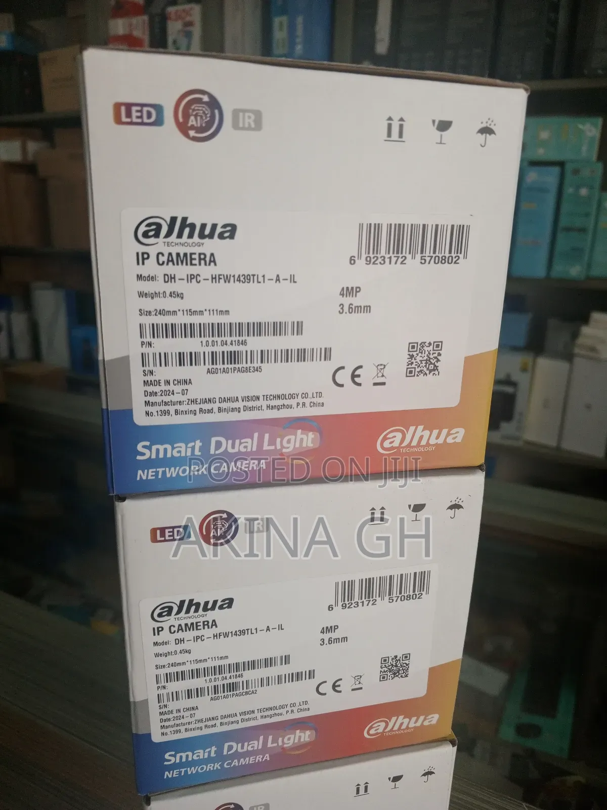 Dahua 4mp Ip Smart Light Color Camera