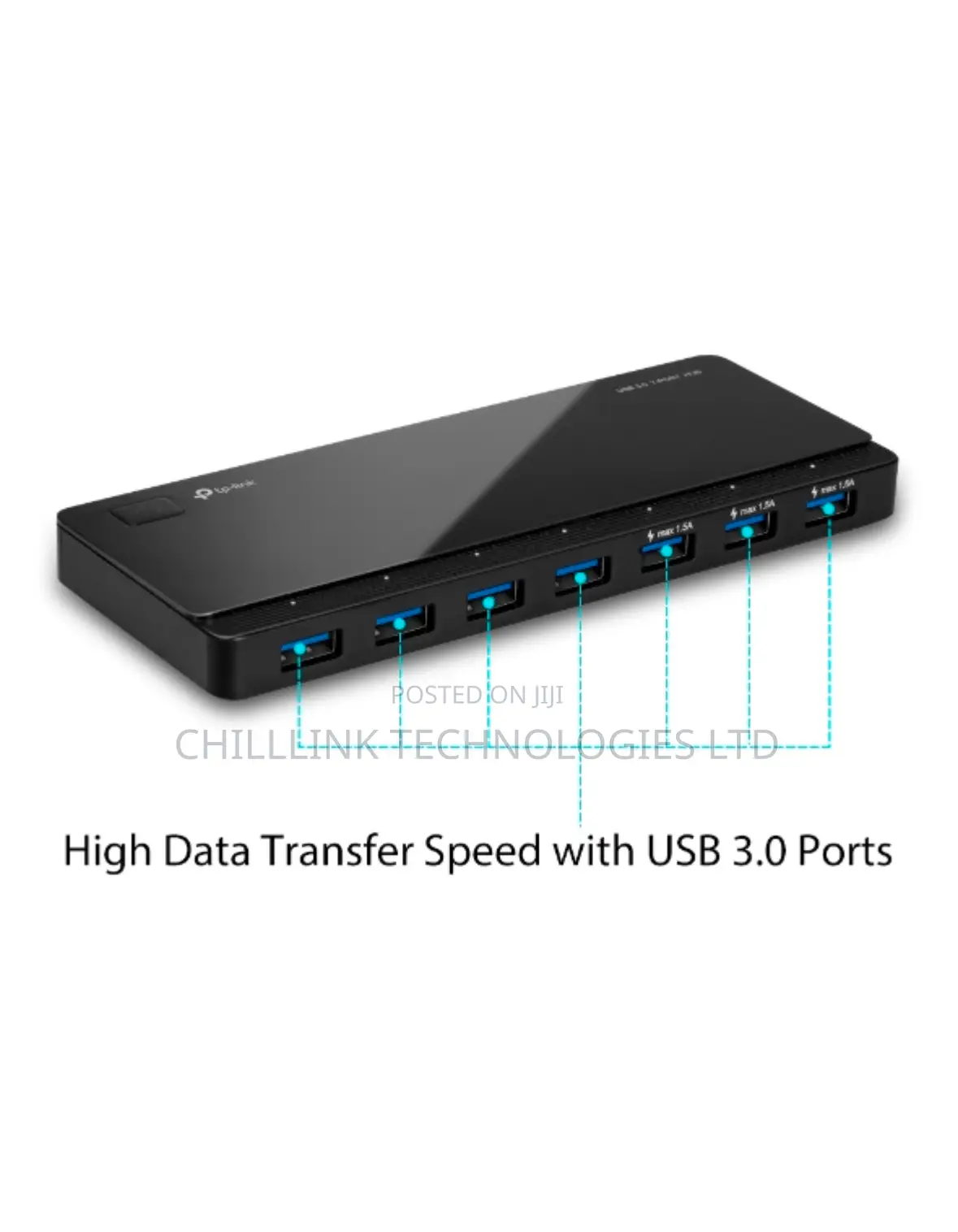 Tp-link Usb 3.0 7-port Hub With 2 Charging Ports