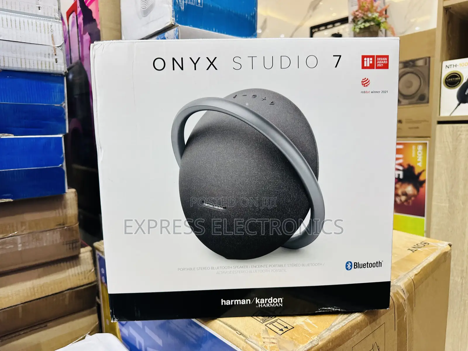 Zealous Sleek Bluetooth Speaker Onyx 7 Studio