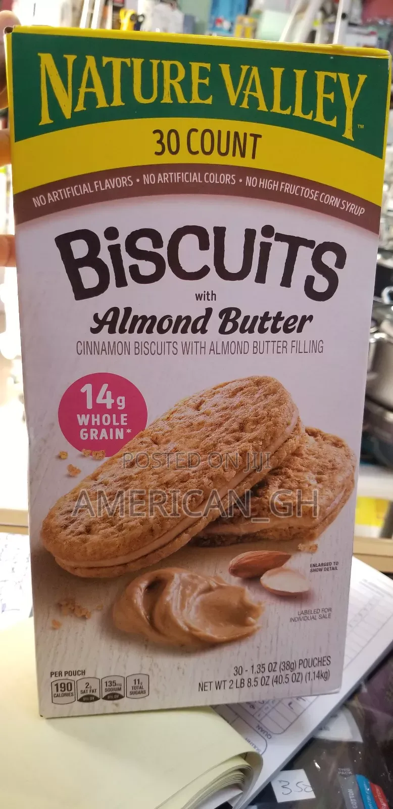 Nature Valley Almond Biscuits 30 Ct, 1.14kg
