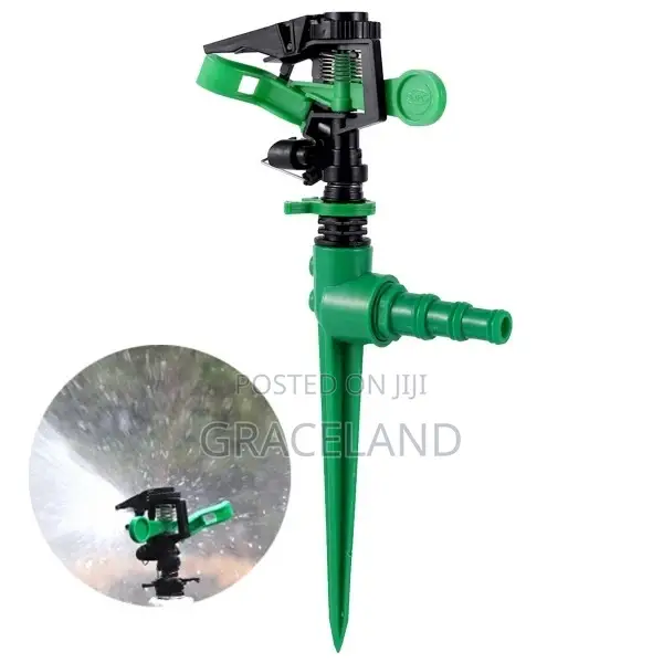 Adjustable Impact Sprinkler With Rotating Jet Sprinkler