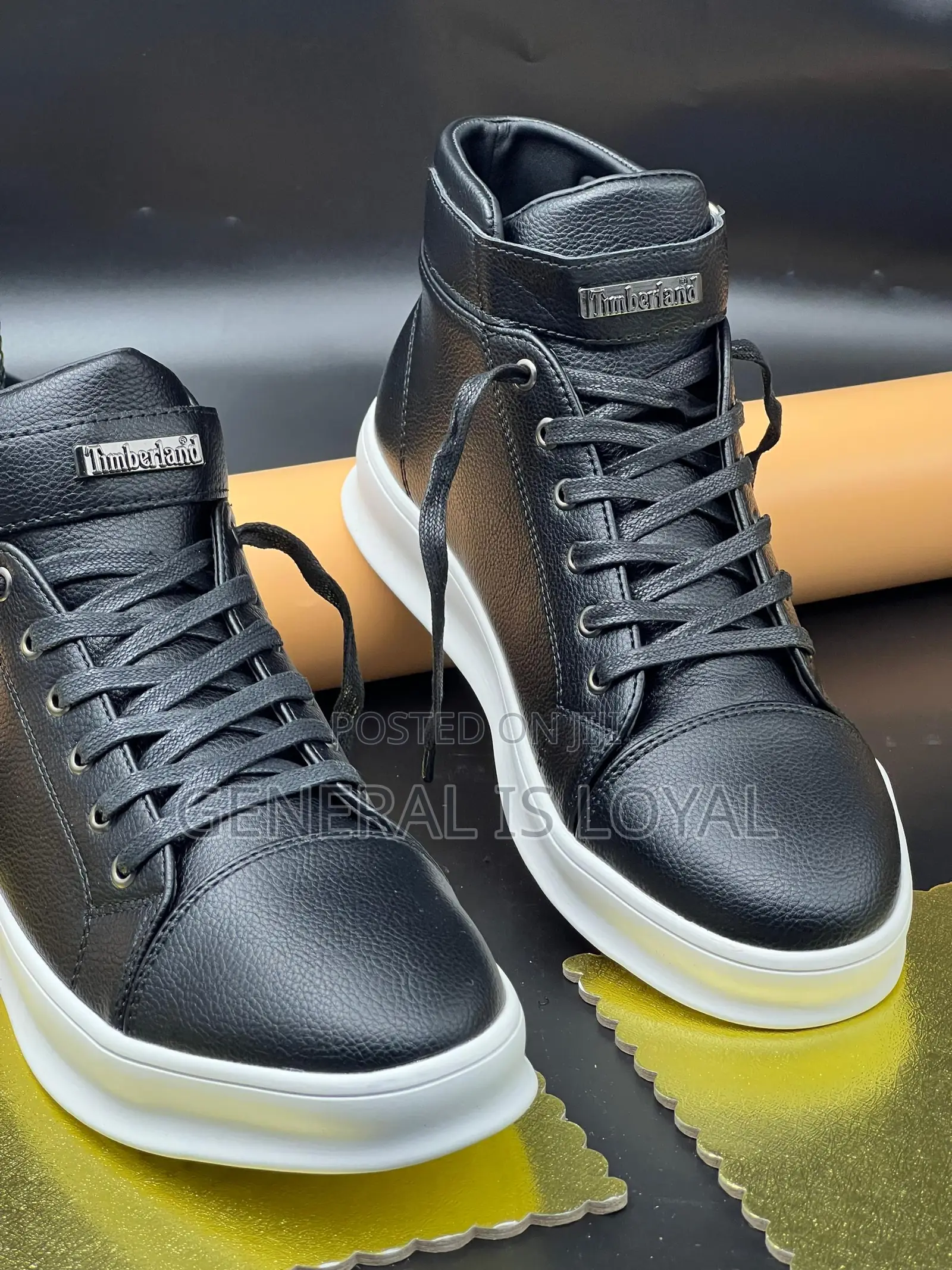 Timberland White and Black