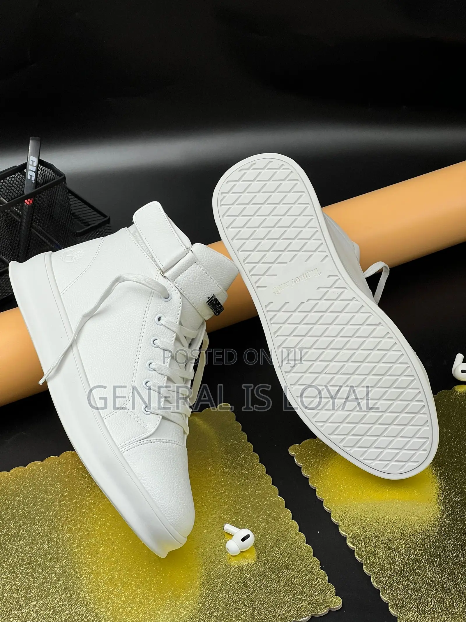 Timberland White and Black