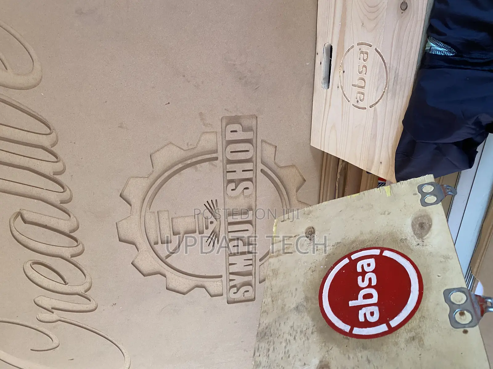 Absa Bank Engraving on Wood