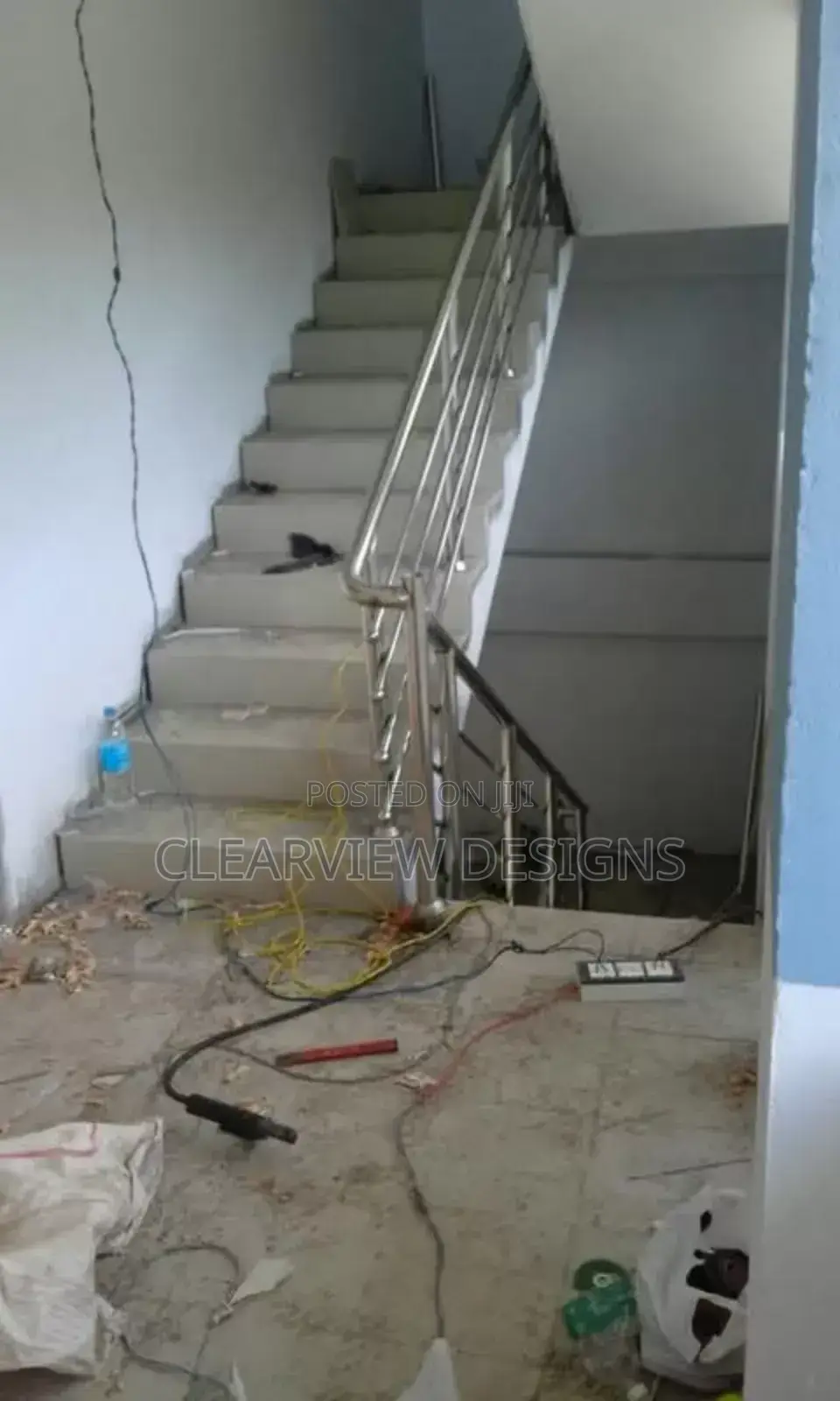 Silver Stainless Steel Handrail / Balustrade