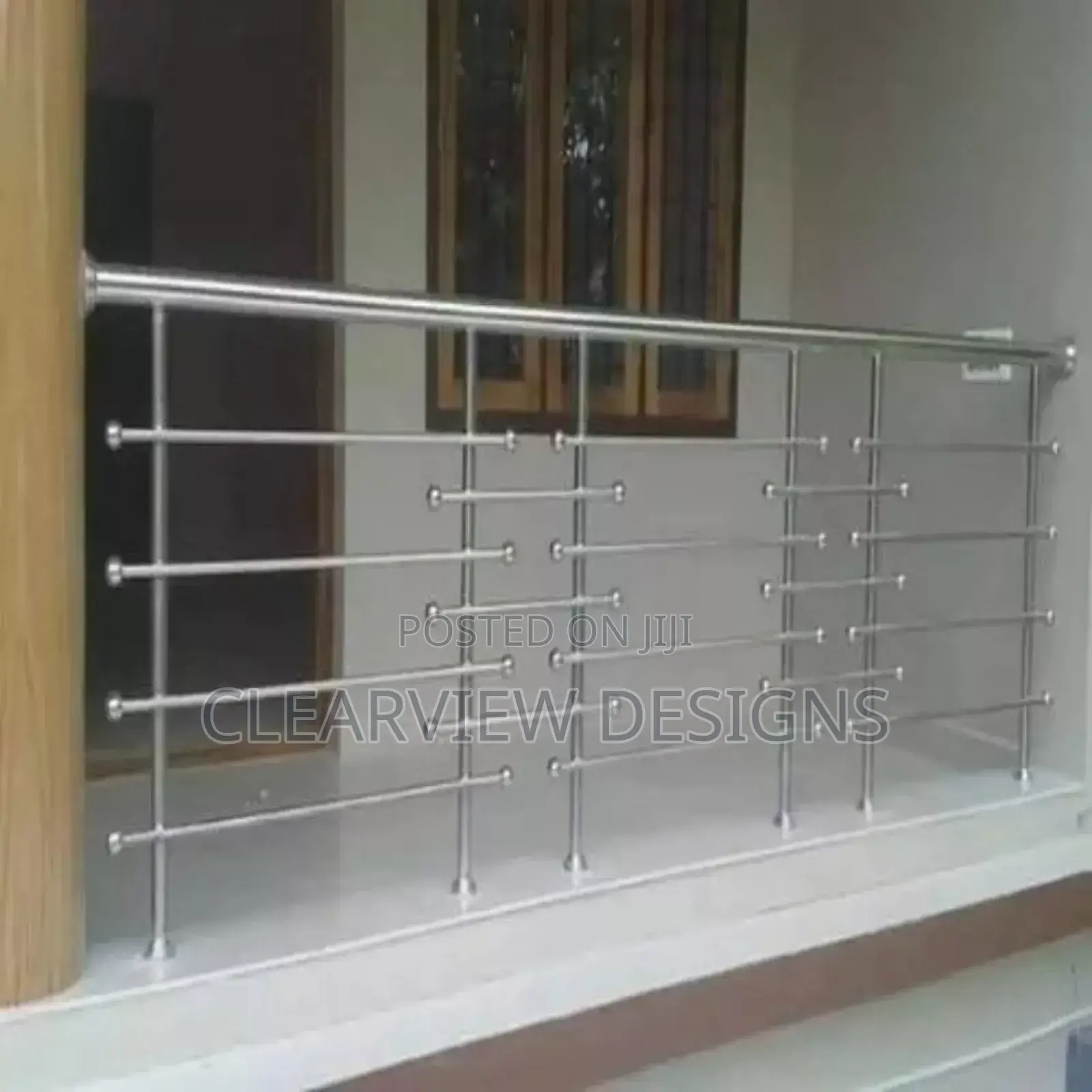 Beautiful Stainless Steel Barrister / Staircase Handrail