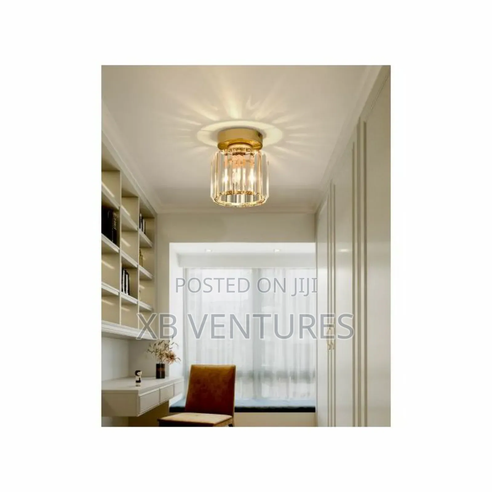 Led Crystal Ceiling Light for Living Room or Bedroom