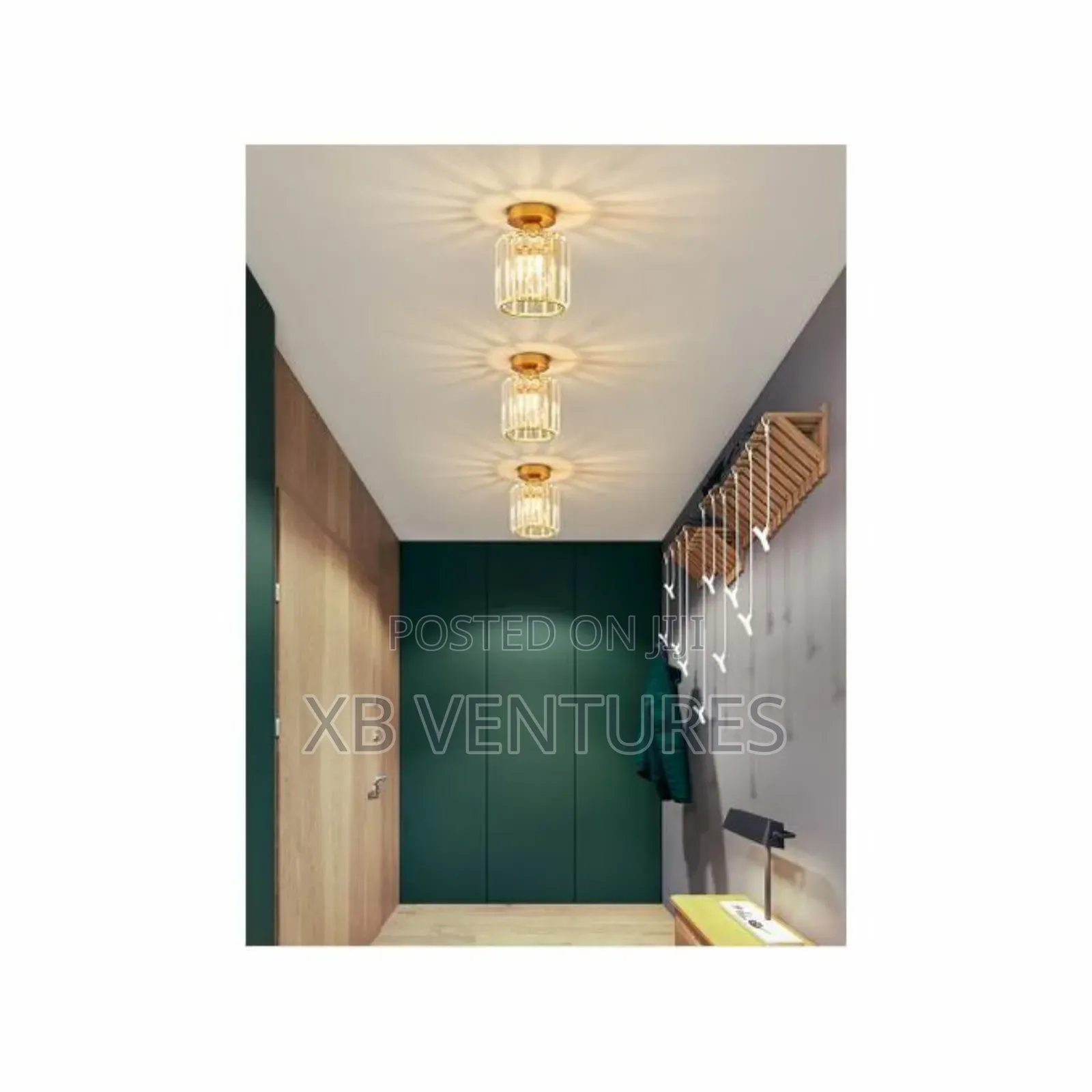 Led Crystal Ceiling Light for Living Room or Bedroom