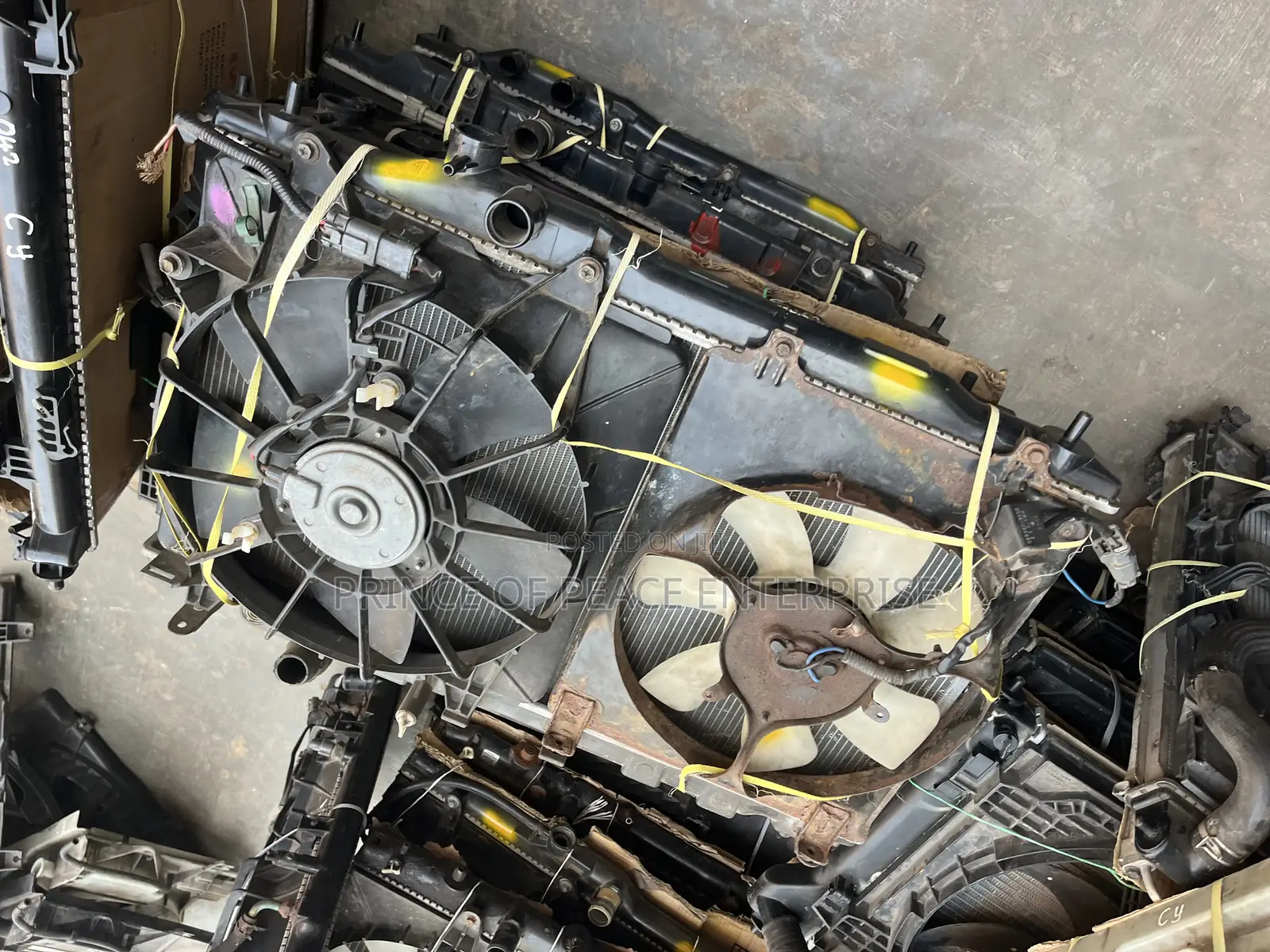 Honda Civic 2012 Radiator Tank and Fan Home Used