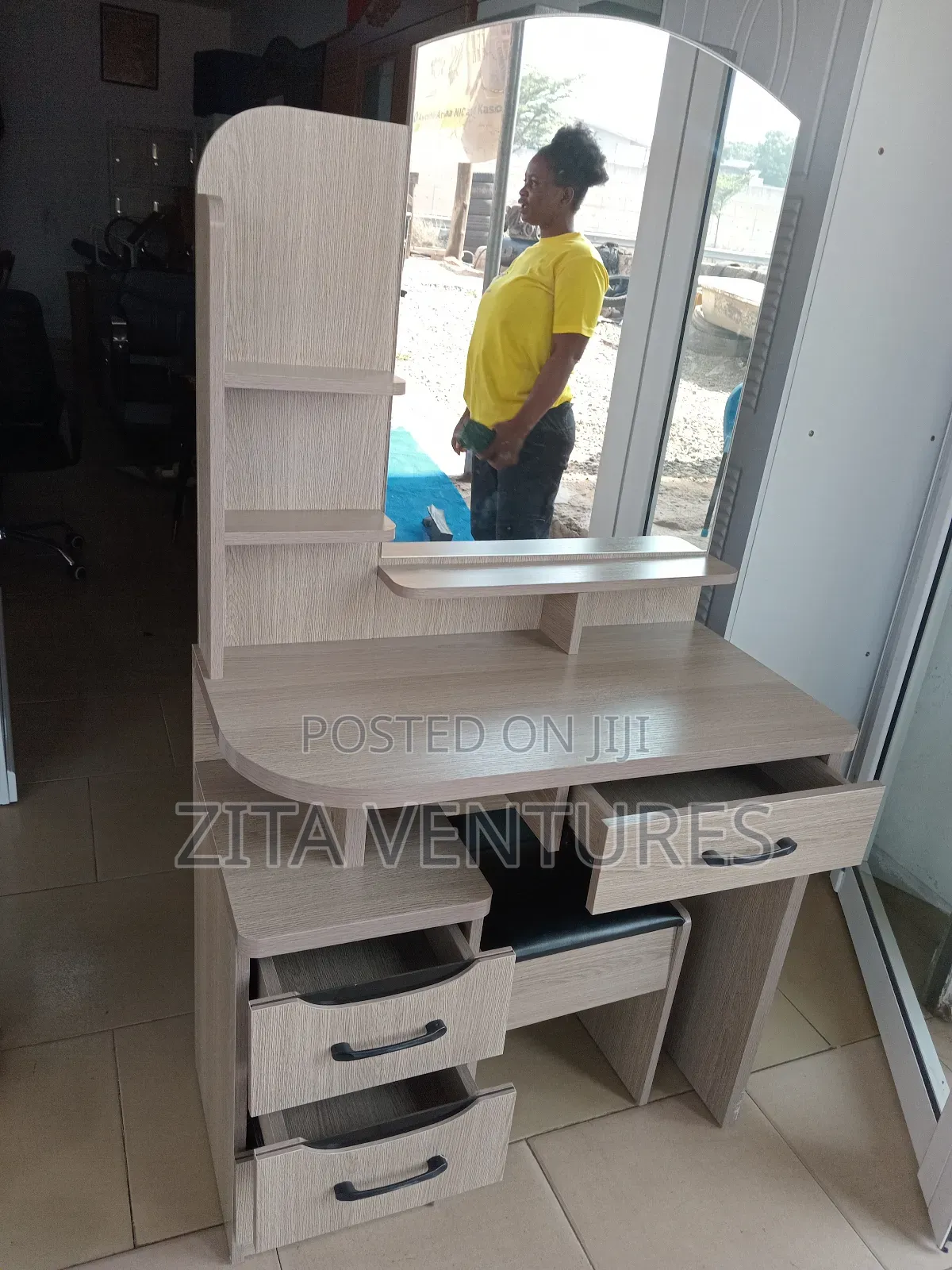 Dressing Table and Mirror