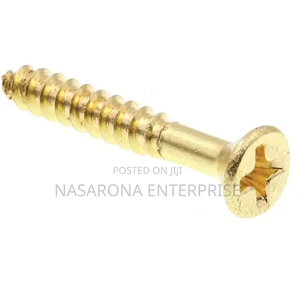 Wood Screw (All Sizes Available) 1lbs Gold/Black