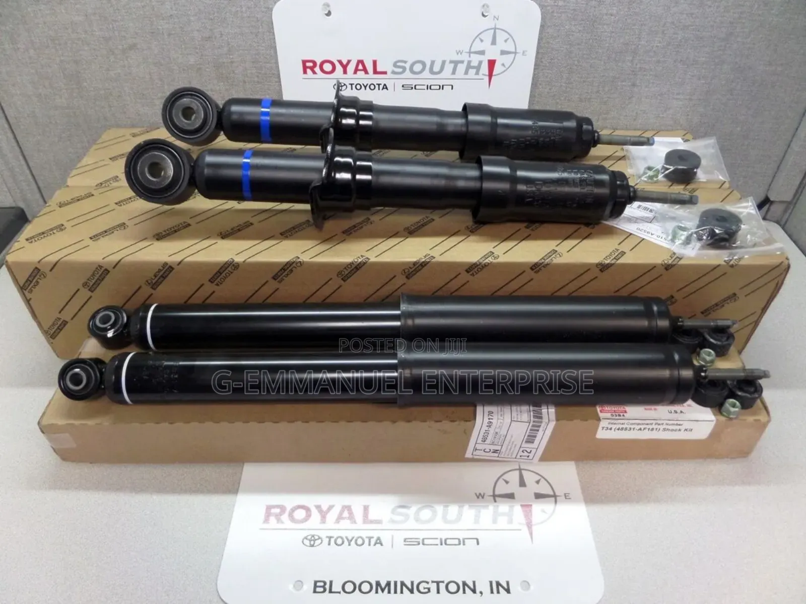 Toyota Land Cruiser 2013-16 Rear Shock Absorbers. Original