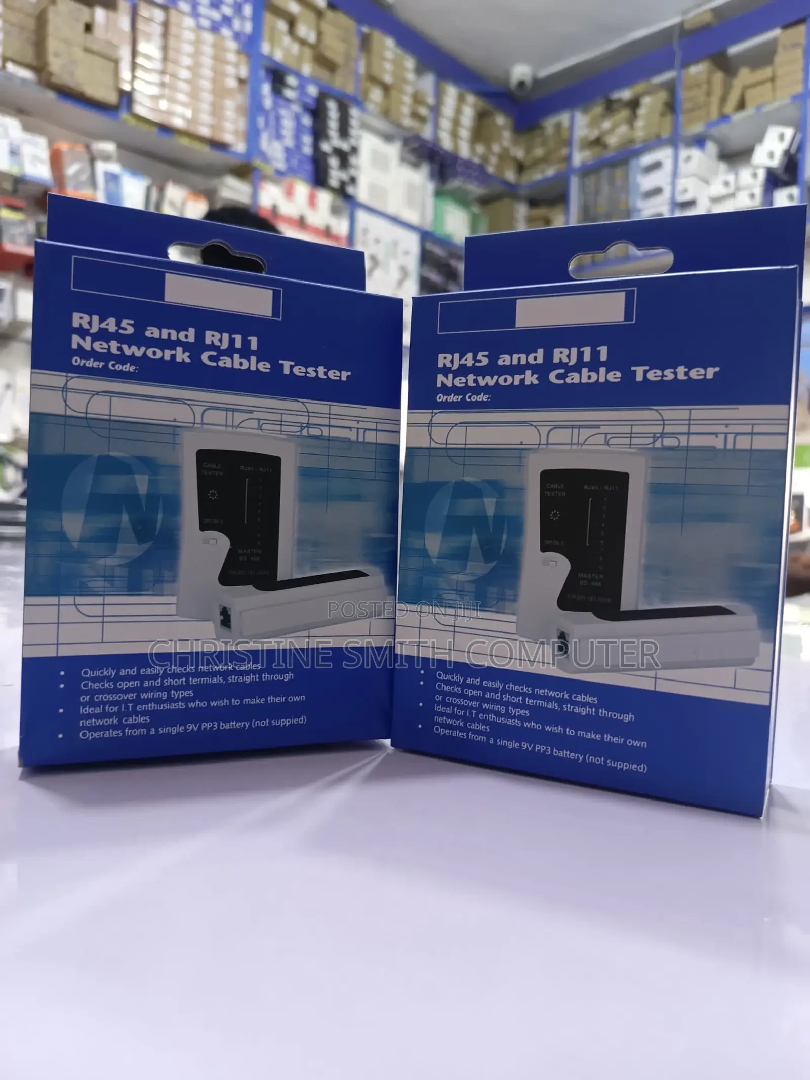 RJ45 and RJ11 Network Cable Tester