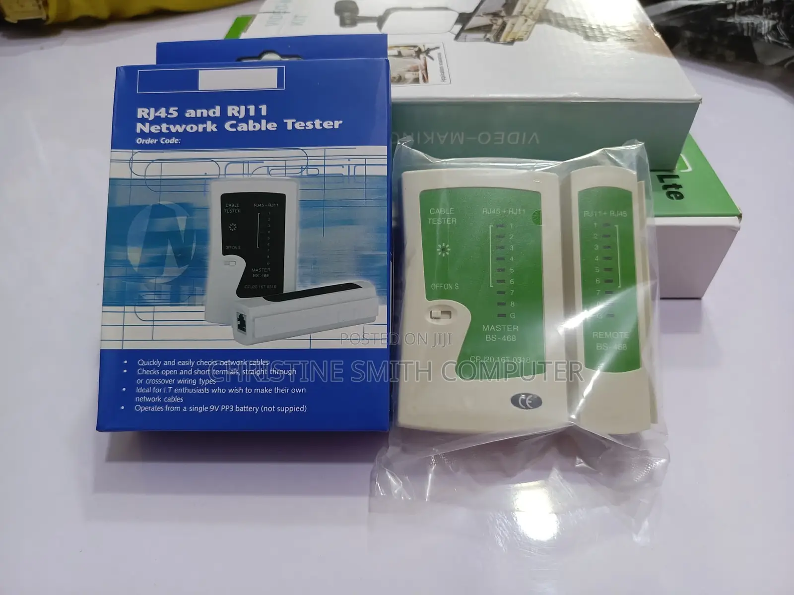 RJ45 and RJ11 Network Cable Tester