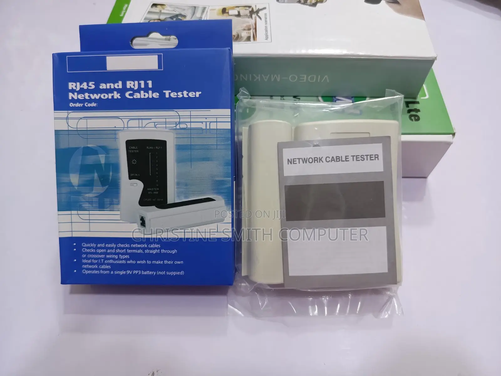 RJ45 and RJ11 Network Cable Tester