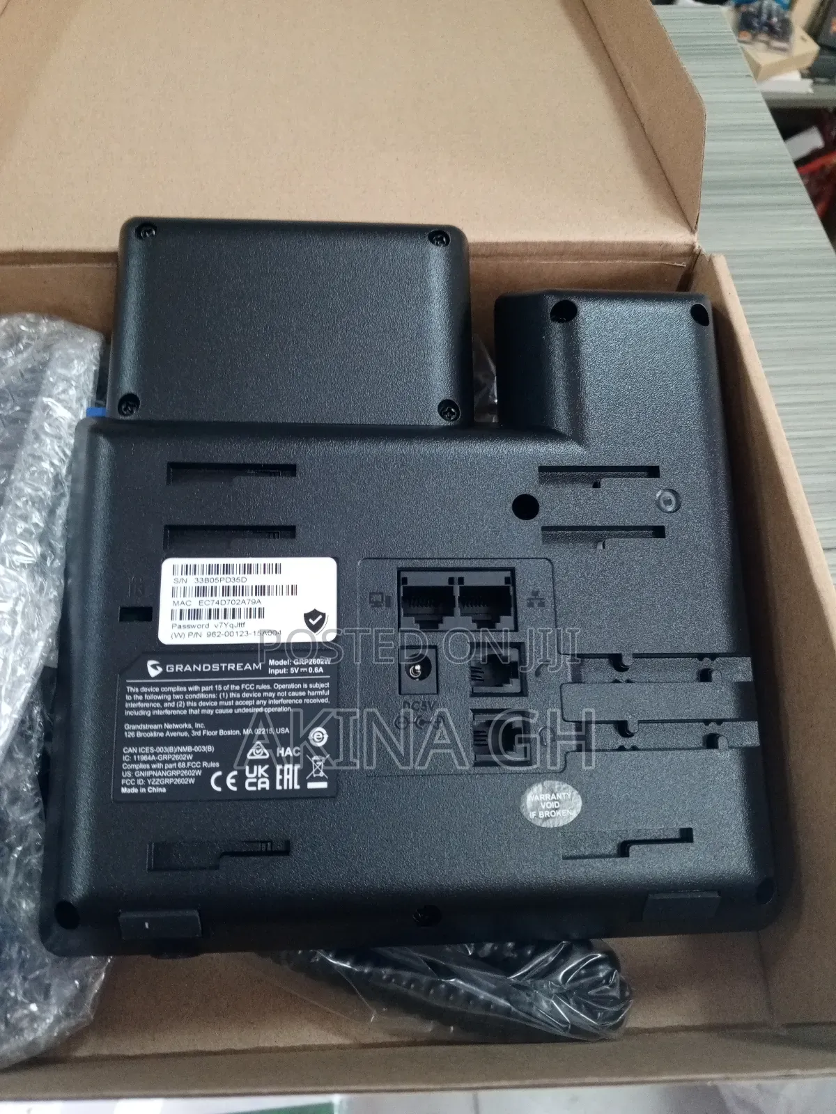 Grandstream Grp2602w Essential Hd Ip Phone With Wi-Fi