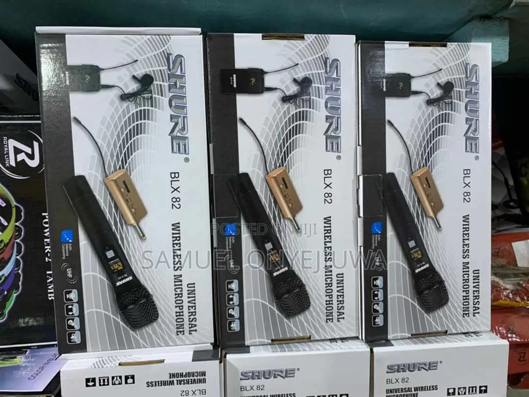 2in1 Shure Universal Wireless Lapel Microphone -BLX 82