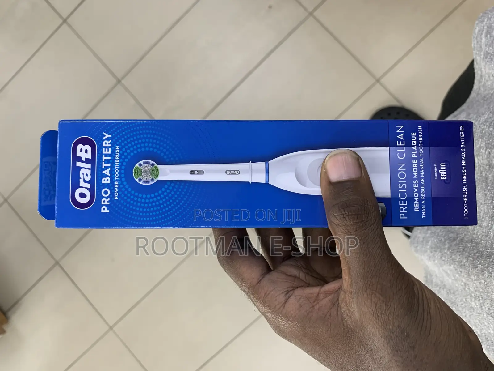 Oral-B Pro Battery Toothbrush Plaque Remover for Teeth