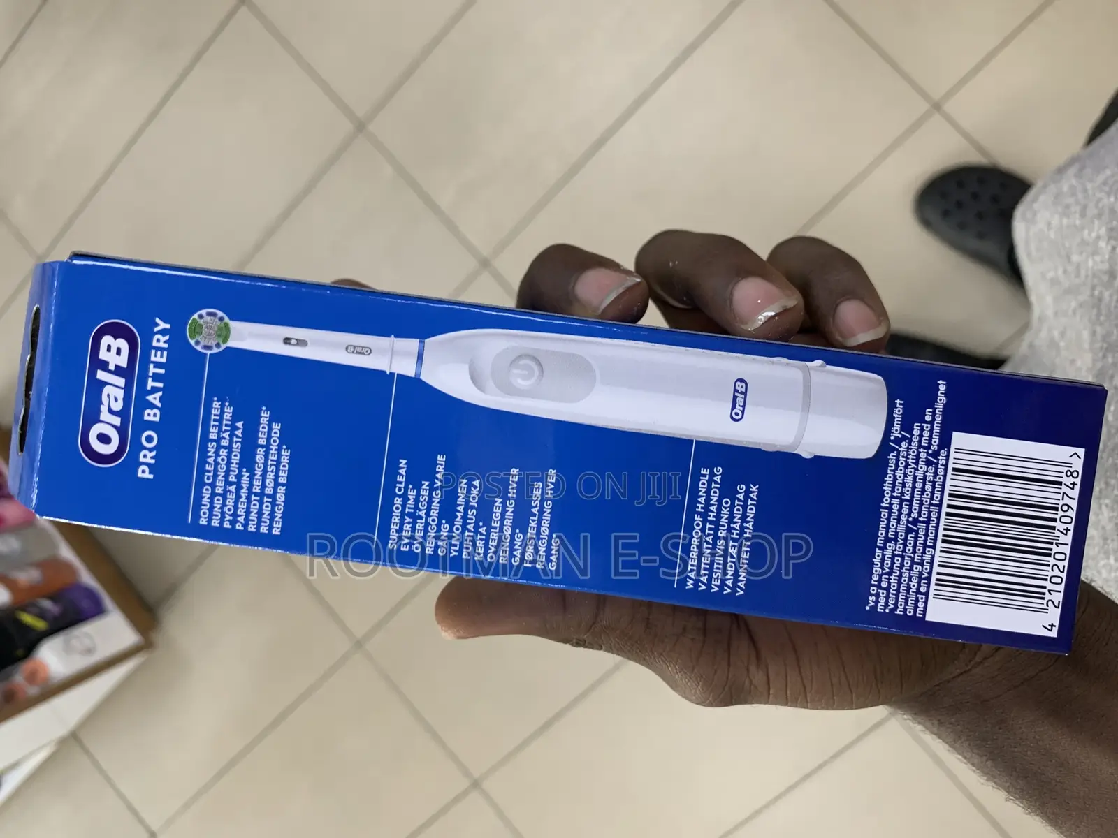 Oral-B Pro Battery Toothbrush Plaque Remover for Teeth