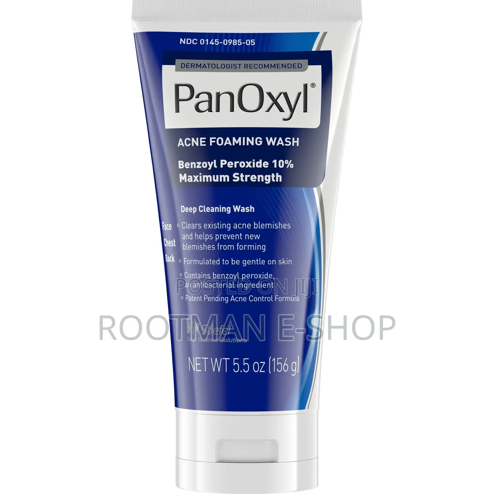 Panoxyl Acne Foaming Wash Benzoyl Peroxide 10% , 5.5 Oz