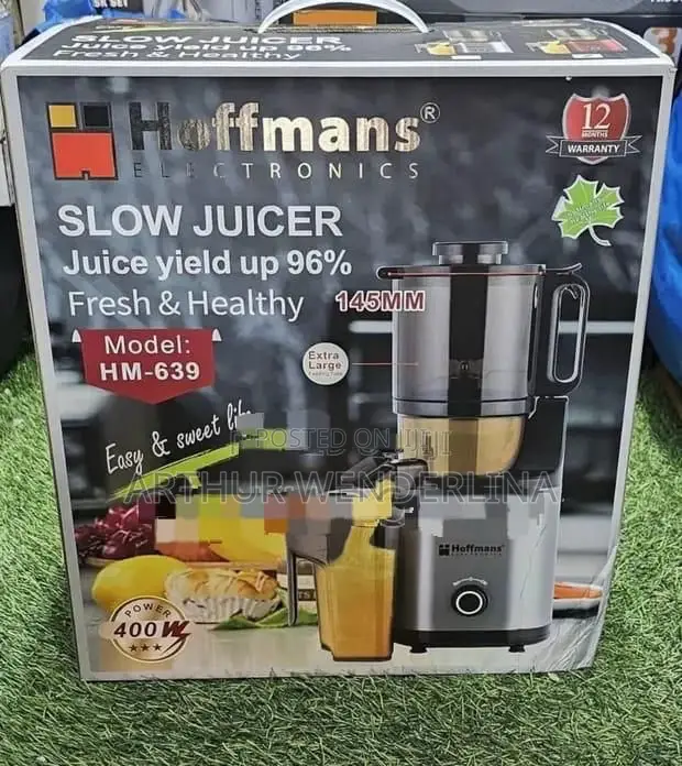 Powerful Hoffmans Slow Juicer – 400w