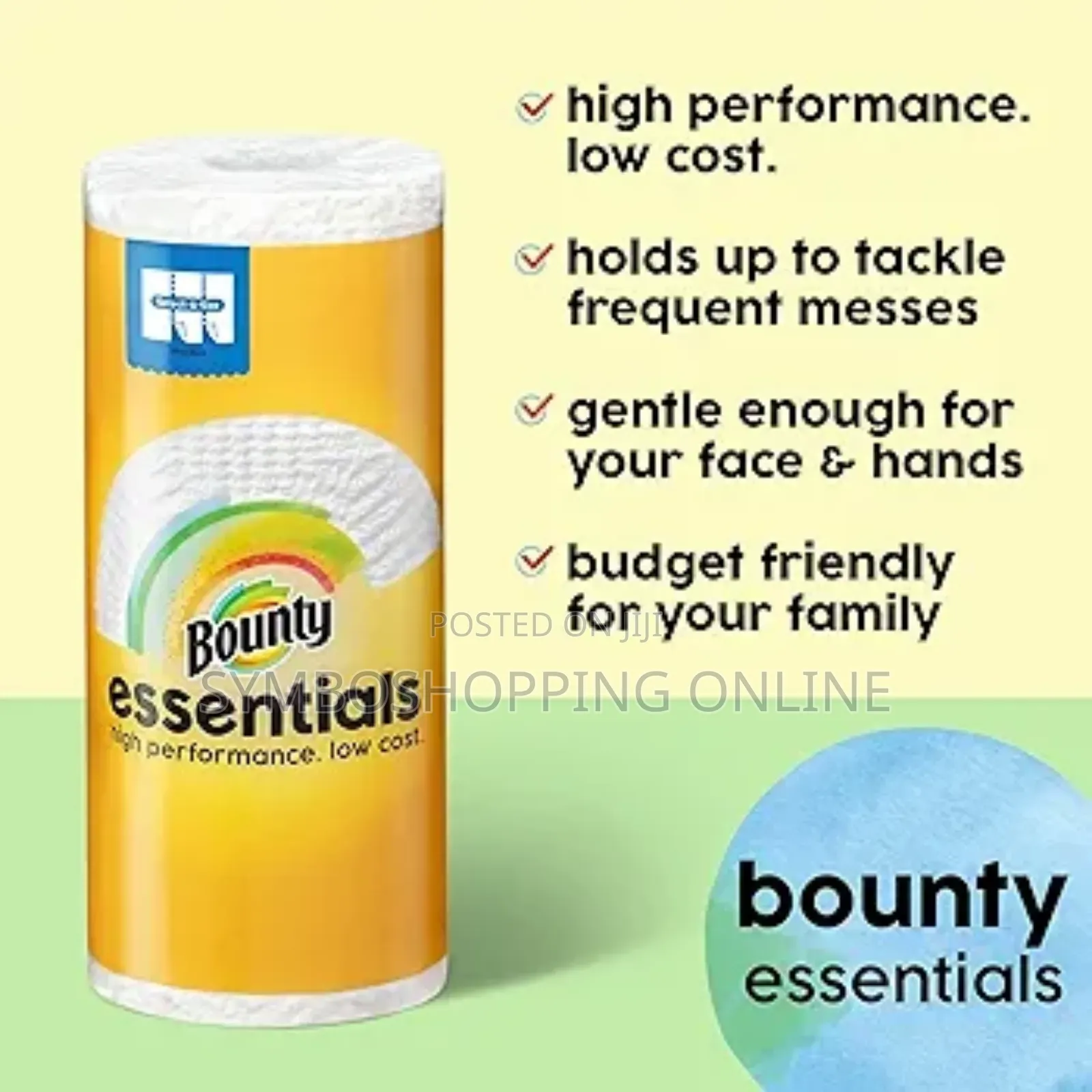 Bounty Essentials Paper Towels, 6 in a Pack