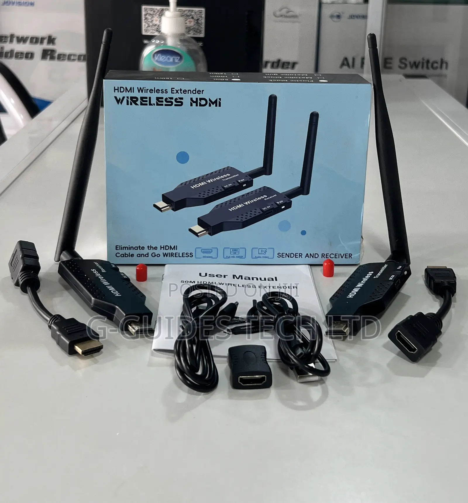 50m Hdmi Wireless Extender Transmitter and Receiver