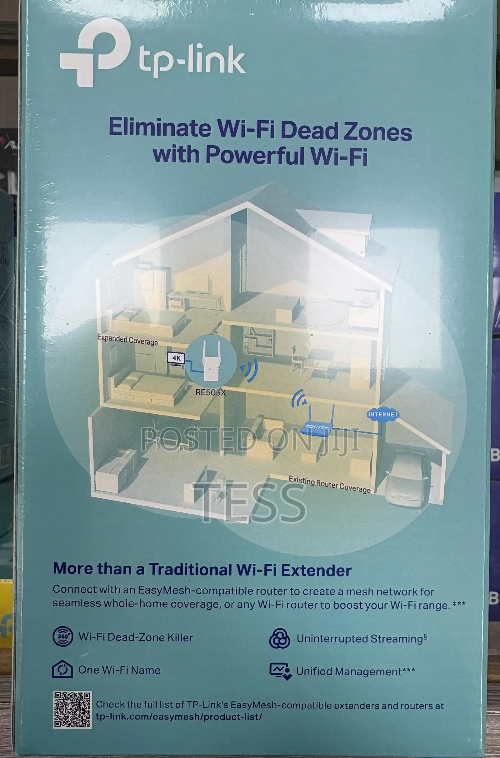 Tp-Link Re505x Wifi 6 Range Extender Dual Band
