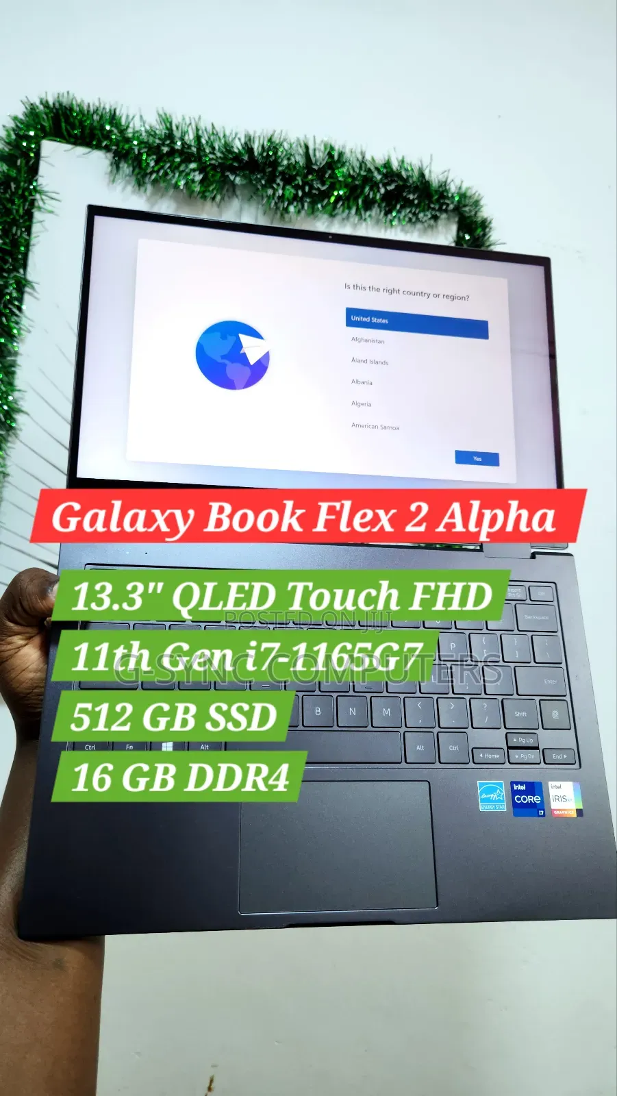 Laptop Samsung Galaxy Book 2 16GB Intel Core i7 SSD 512GB