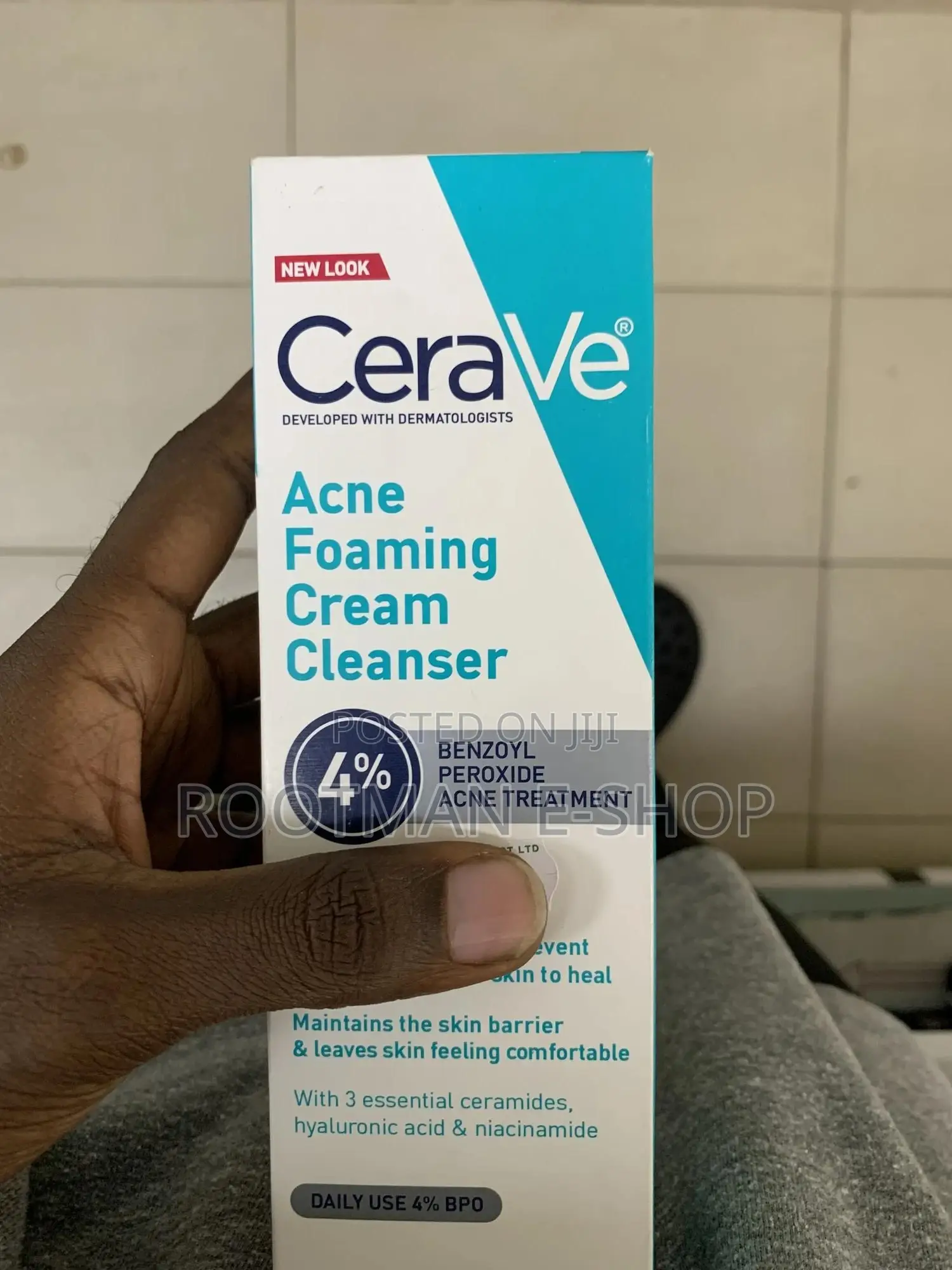 Cerave Acne Foaming Cream Cleanser Face Wash With 4% 150ml