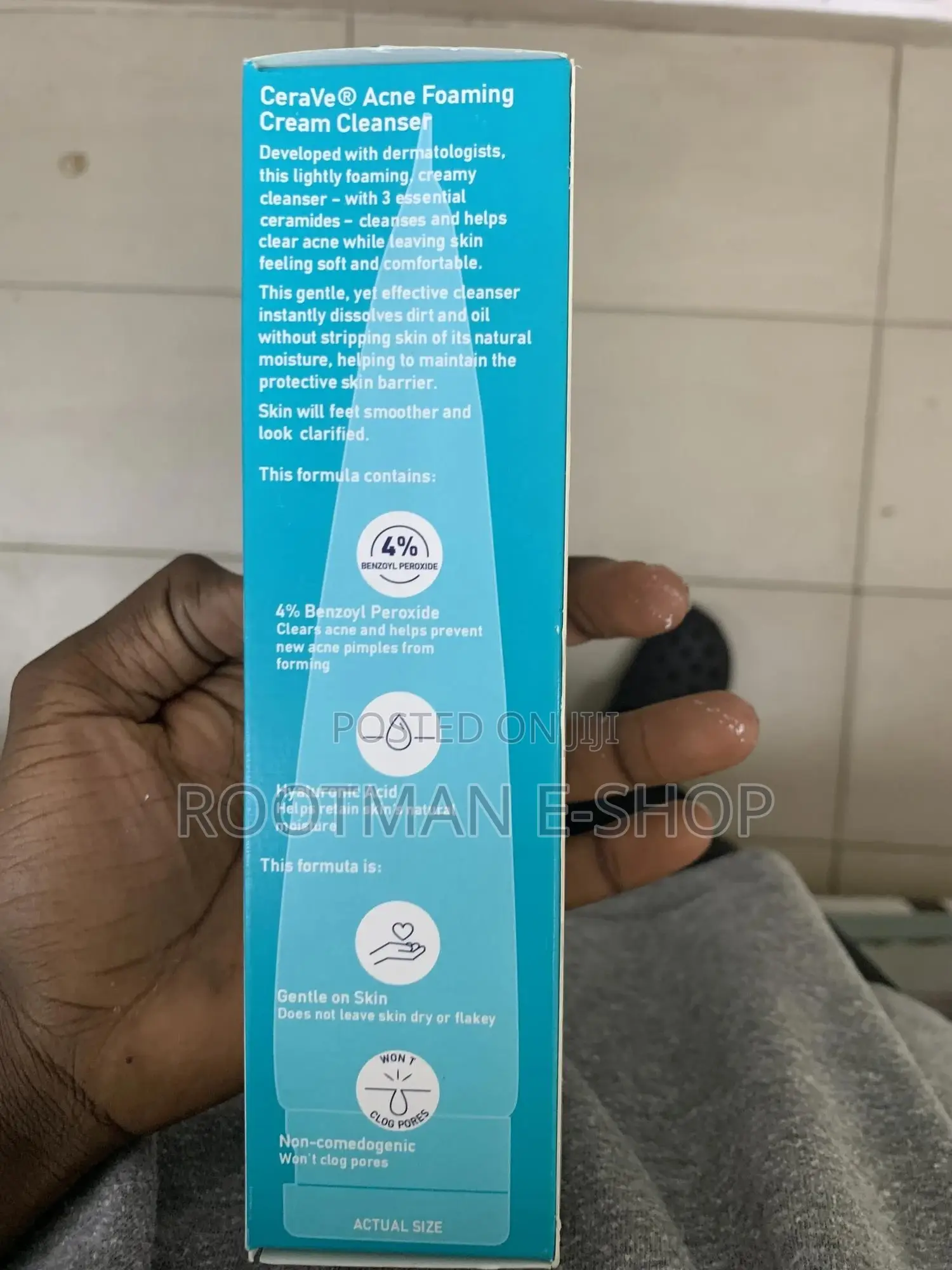 Cerave Acne Foaming Cream Cleanser Face Wash With 4% 150ml