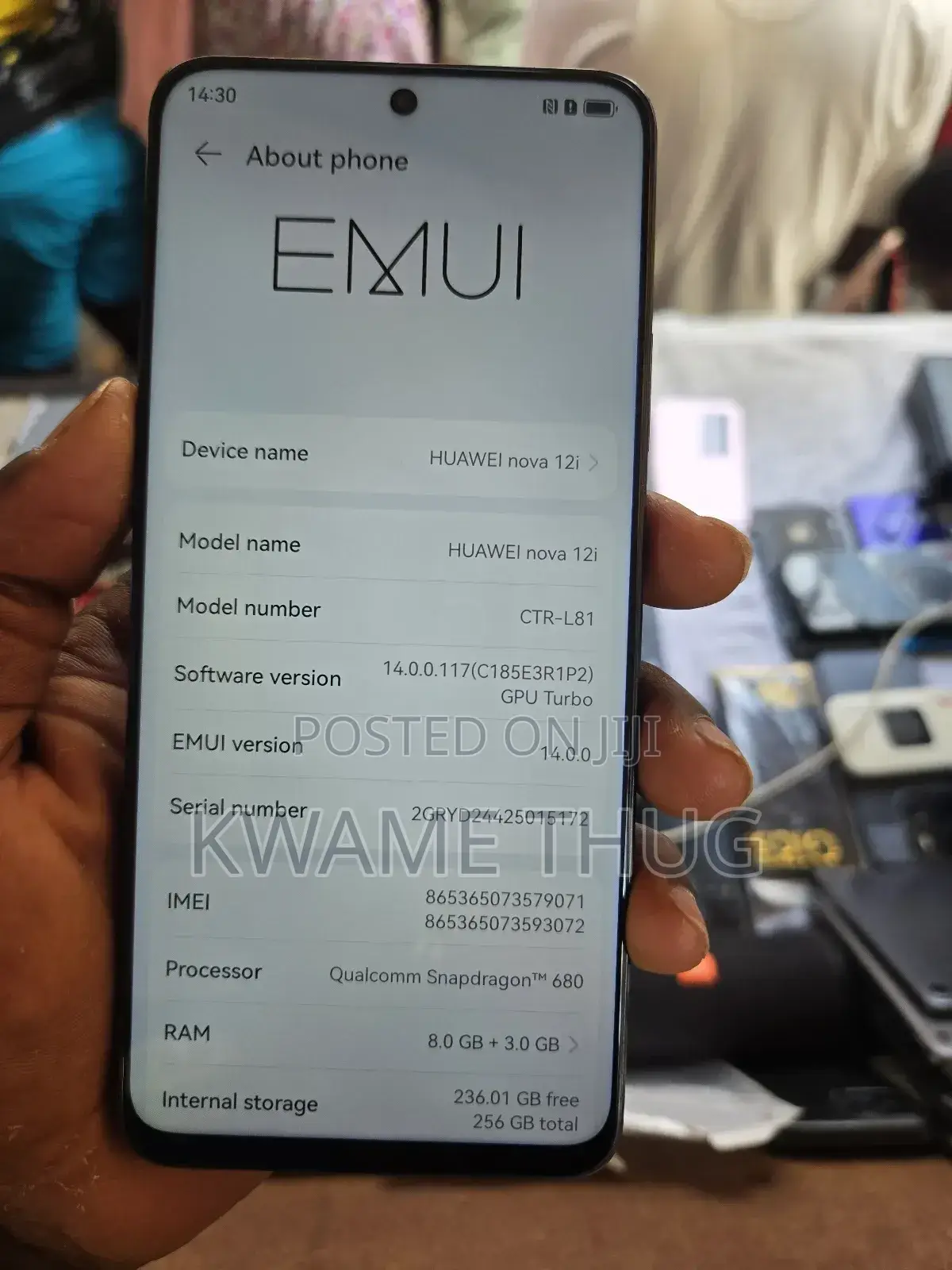 New Huawei nova 12i 256 GB Black